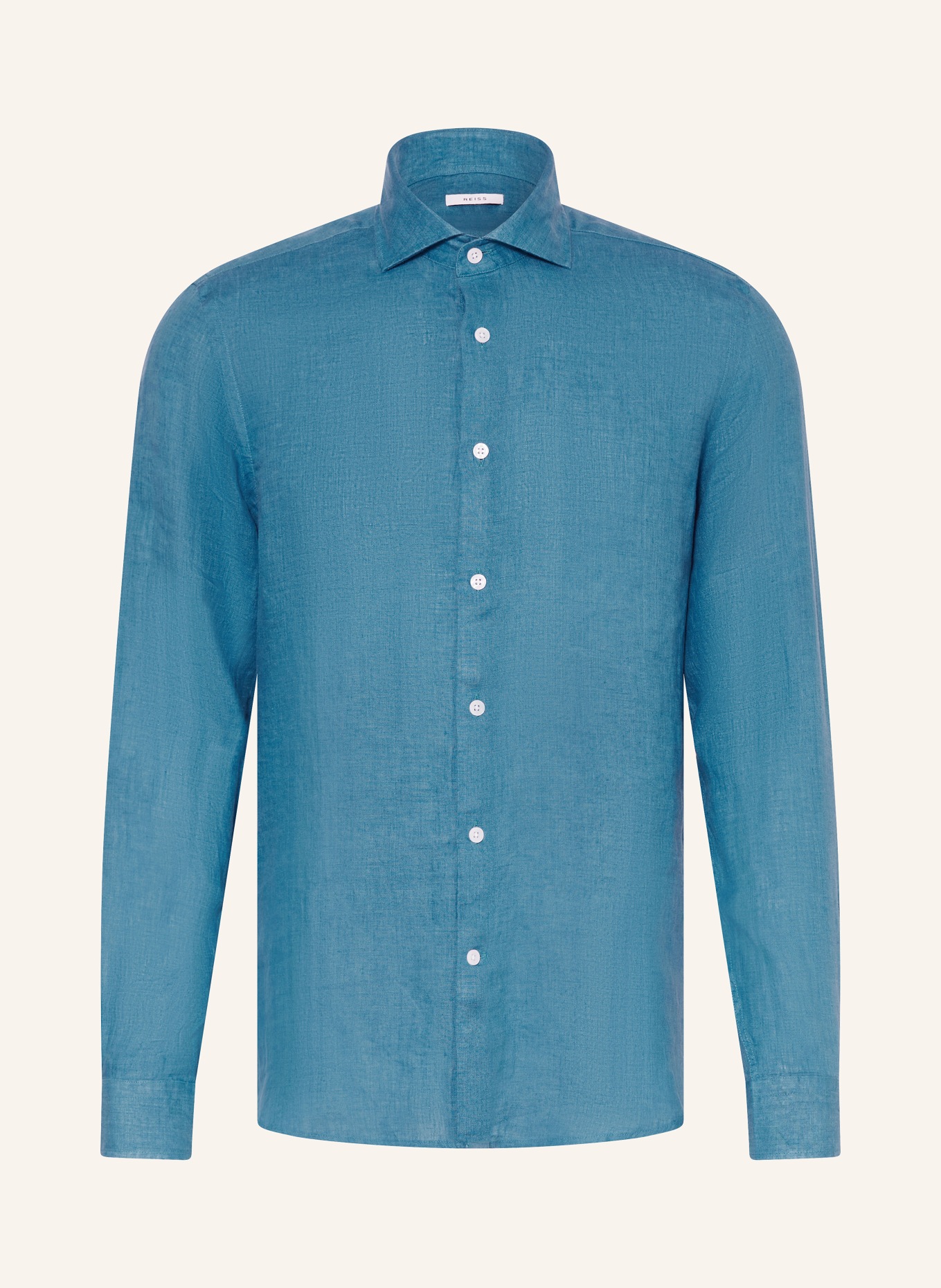 REISS Leinenhemd RUBAN Regular Fit, Farbe: BLAU (Bild 1)