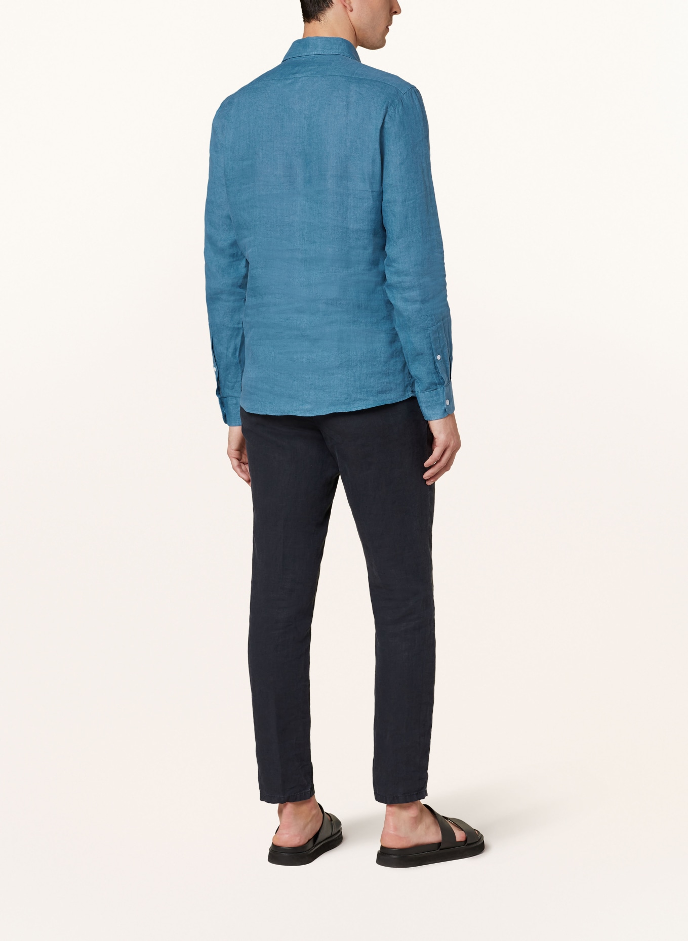 REISS Linen shirt RUBAN Regular Fit, Color: BLUE (Image 3)