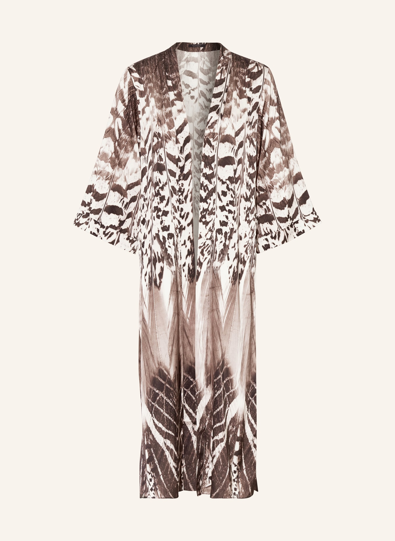 ALLSAINTS Kimono CARINE, Farbe: WEISS/ SCHWARZ/ GRAU (Bild 1)