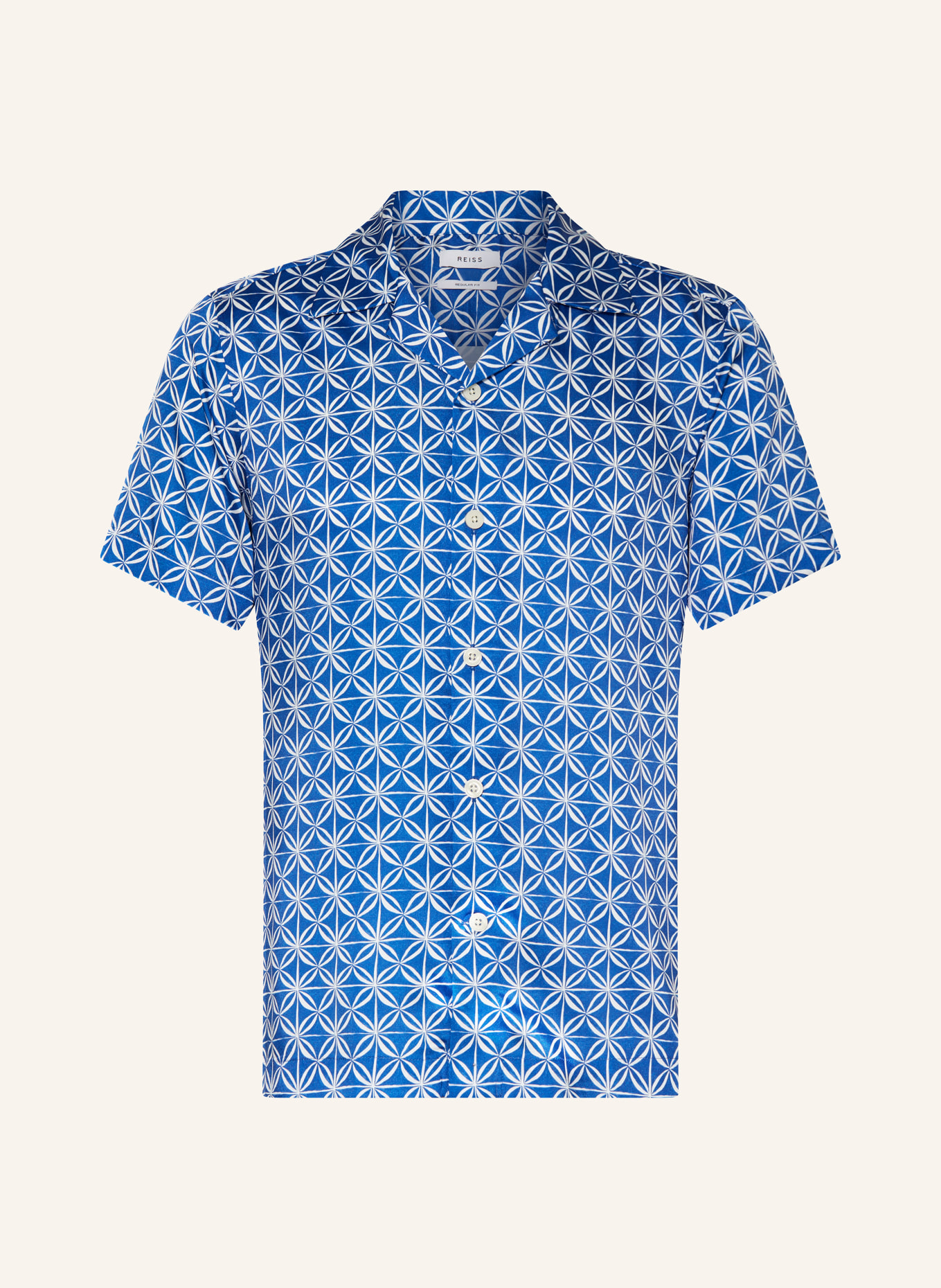 REISS Resort shirt TINTIPAN regular fit, Color: BLUE/ WHITE (Image 1)
