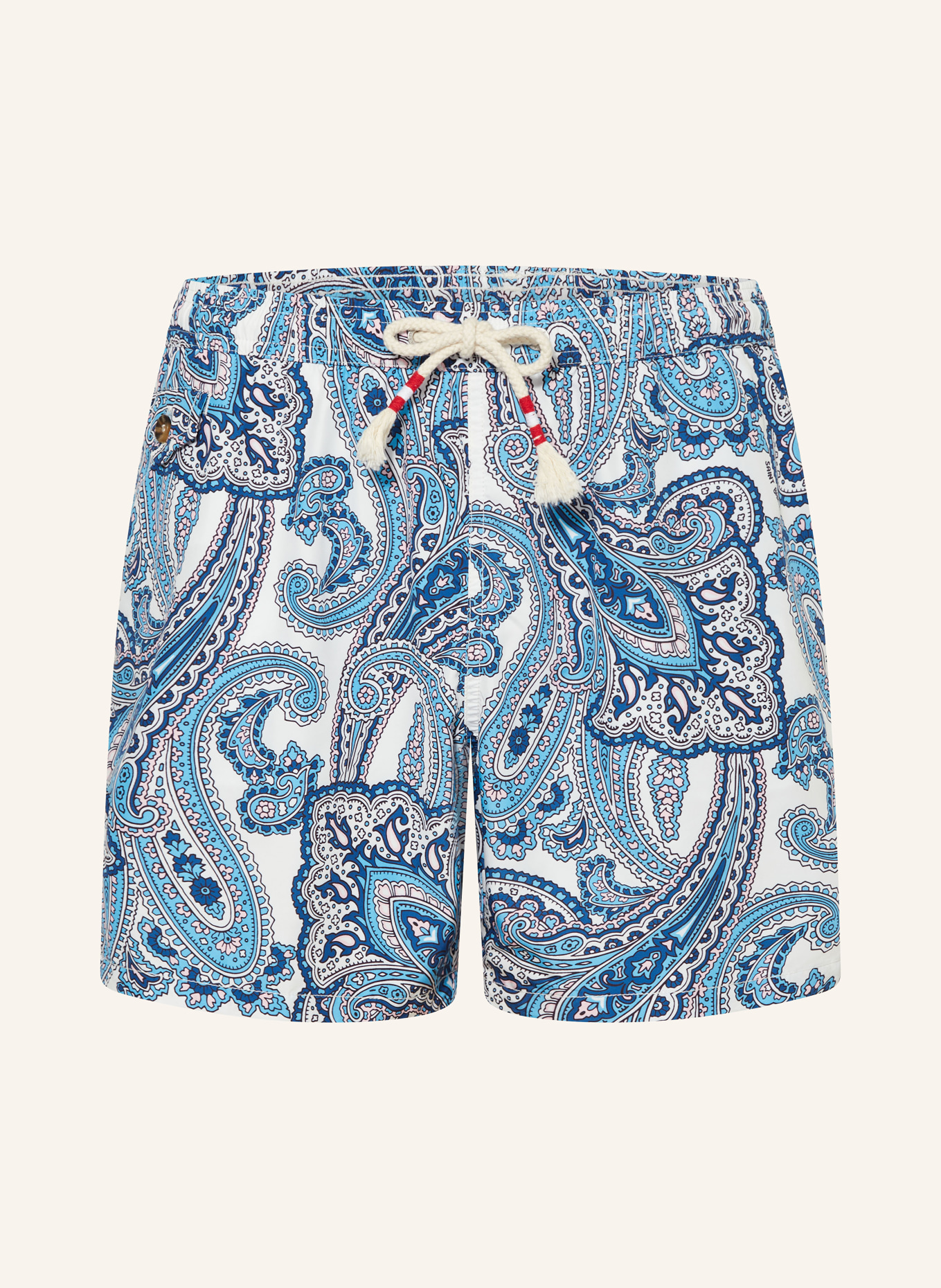 MC2 SAINT BARTH Swim Shorts, Color: BLUE/ WHITE/ LIGHT PINK (Image 1)