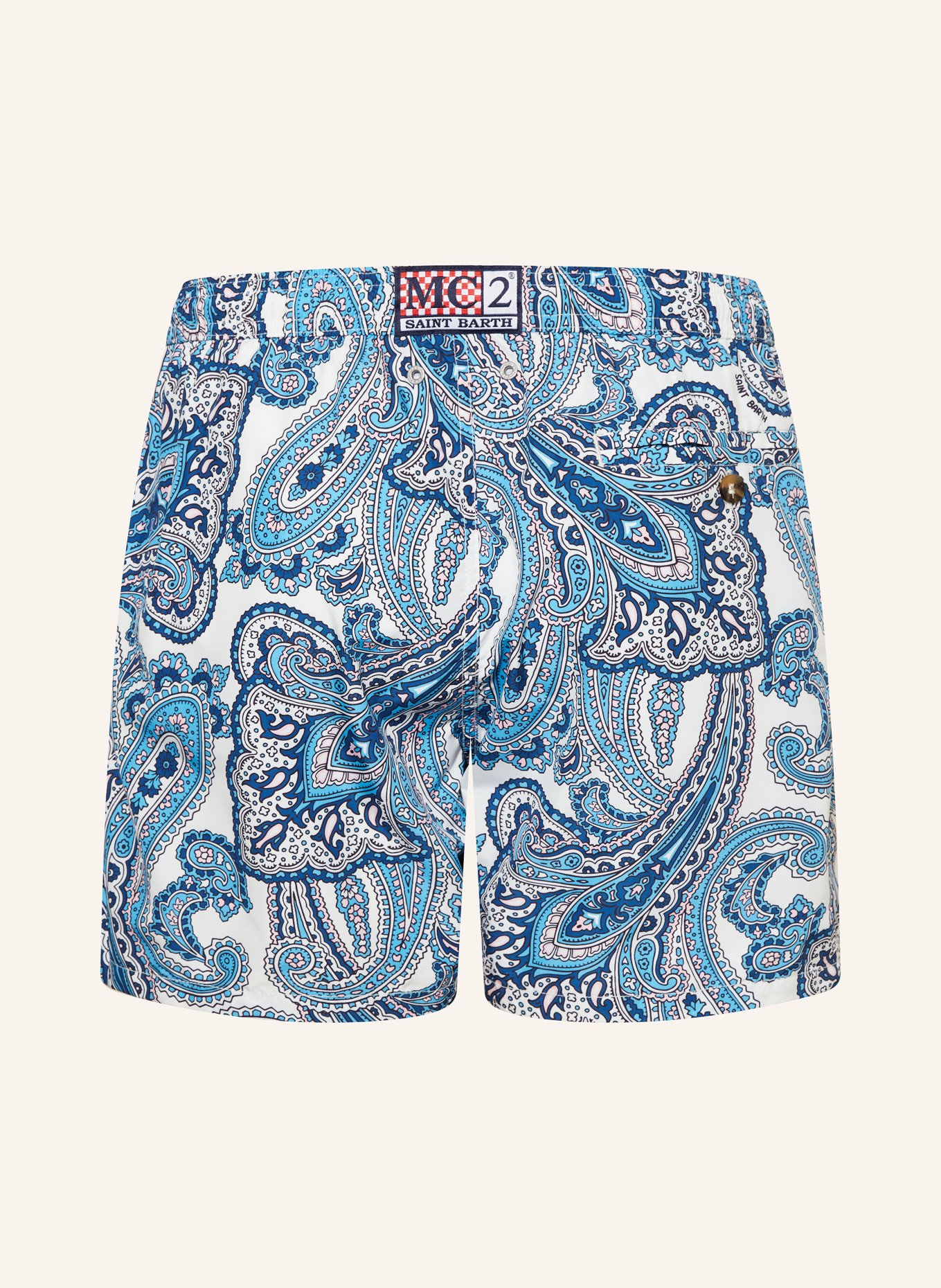 MC2 SAINT BARTH Swim Shorts, Color: BLUE/ WHITE/ LIGHT PINK (Image 2)