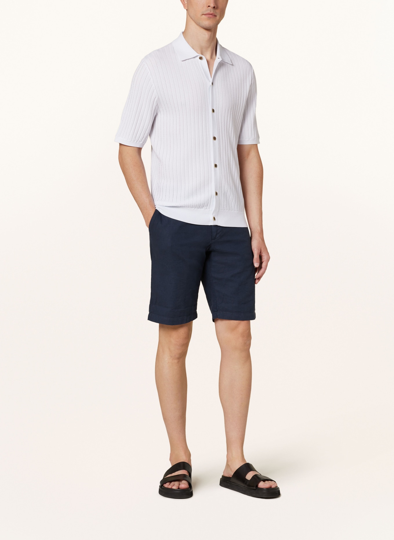 REISS Knit shirt MURRAY extra slim fit, Color: WHITE (Image 2)