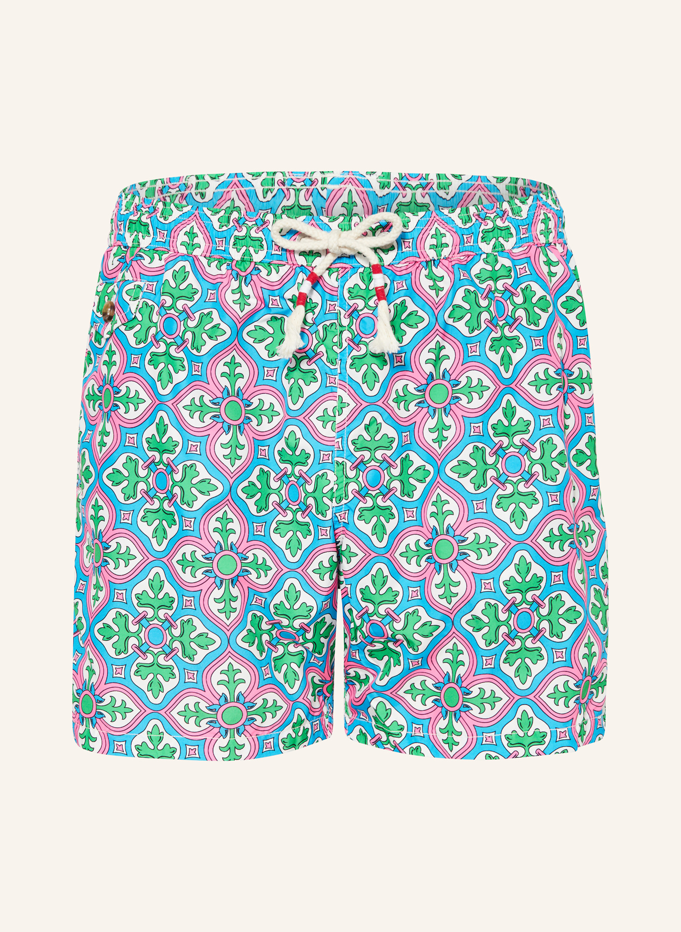 MC2 SAINT BARTH Swim Shorts, Color: BLUE/ GREEN/ PINK (Image 1)