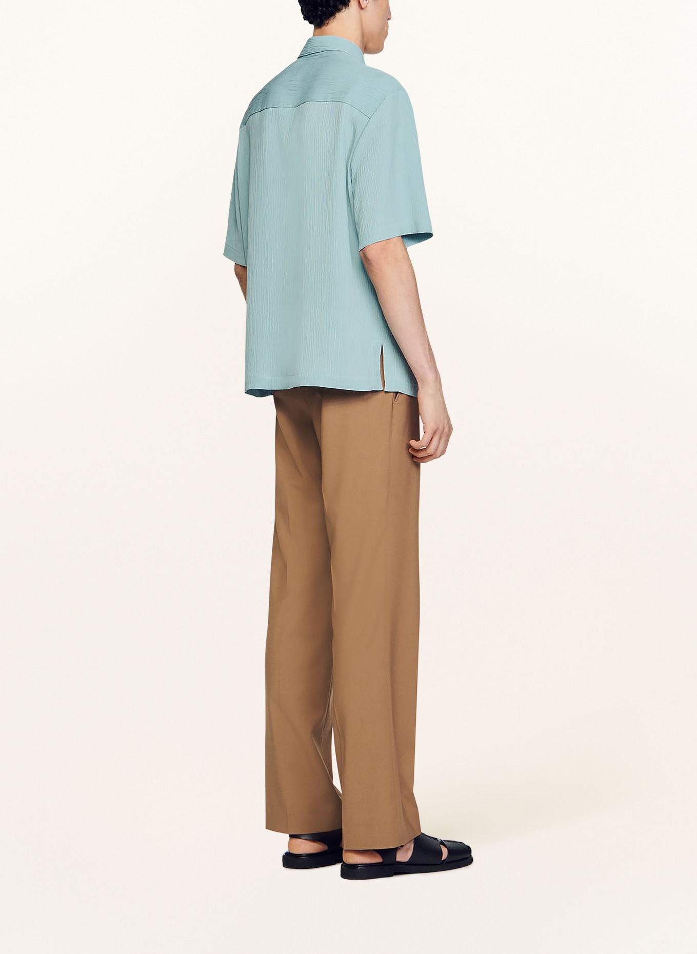 SANDRO Kurzarm-Hemd Regular Fit, Farbe: MINT (Bild 3)