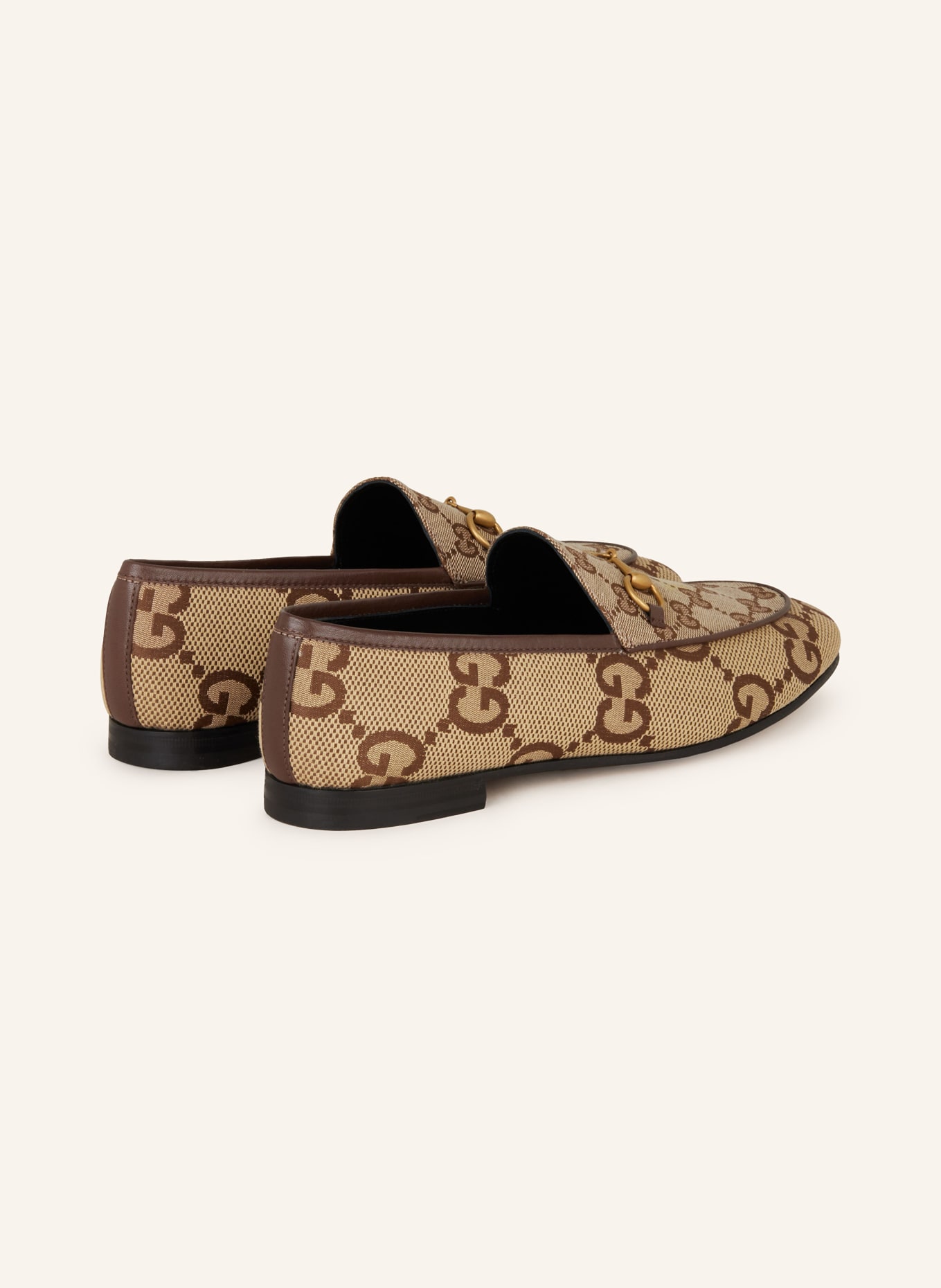 GUCCI Loafers NEW JORDAAN, Color: LIGHT BROWN/ BROWN (Image 2)