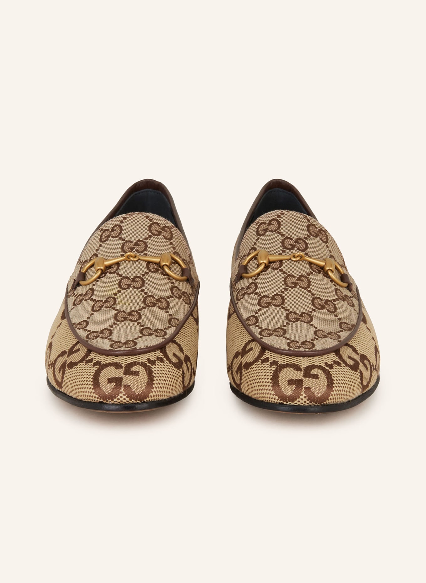 GUCCI Loafers NEW JORDAAN, Color: LIGHT BROWN/ BROWN (Image 3)