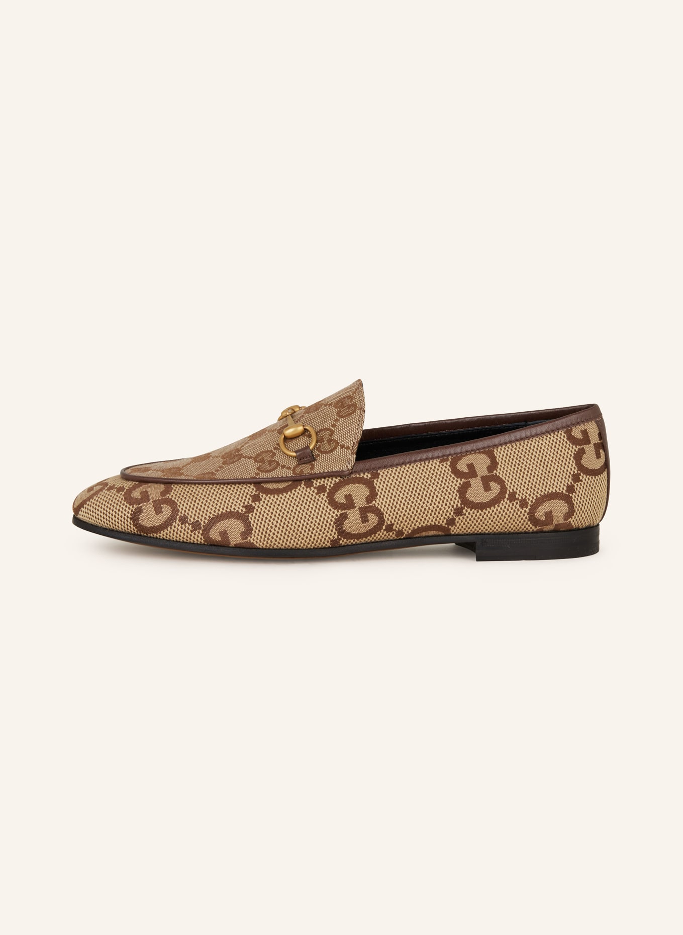 GUCCI Loafers NEW JORDAAN, Color: LIGHT BROWN/ BROWN (Image 4)