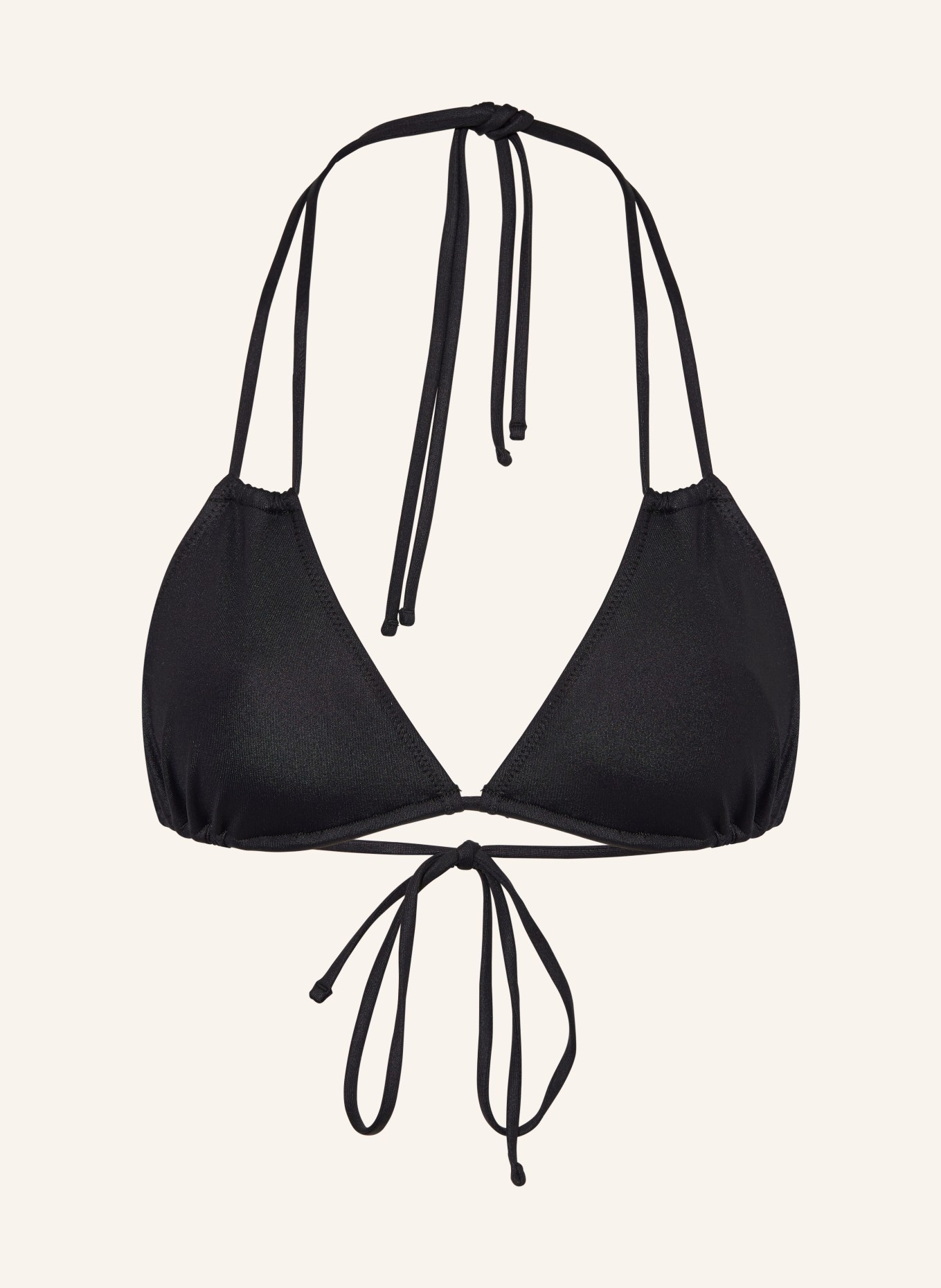 ALLSAINTS Triangle bikini top ERICA, Color: BLACK (Image 1)