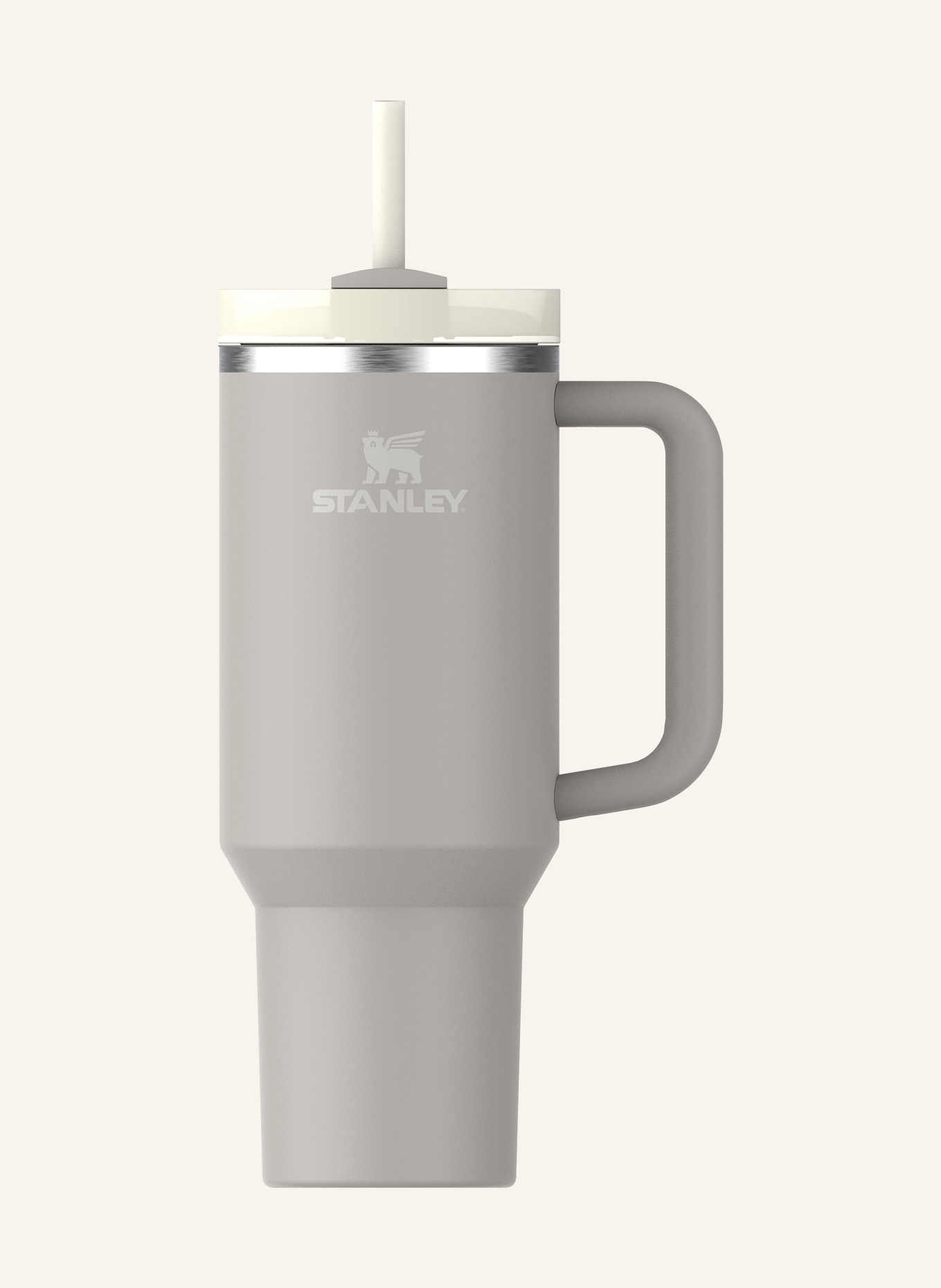 STANLEY Thermobecher THE QUENCHER H2.O FLOWSTATE™: GRAU/ WEISS