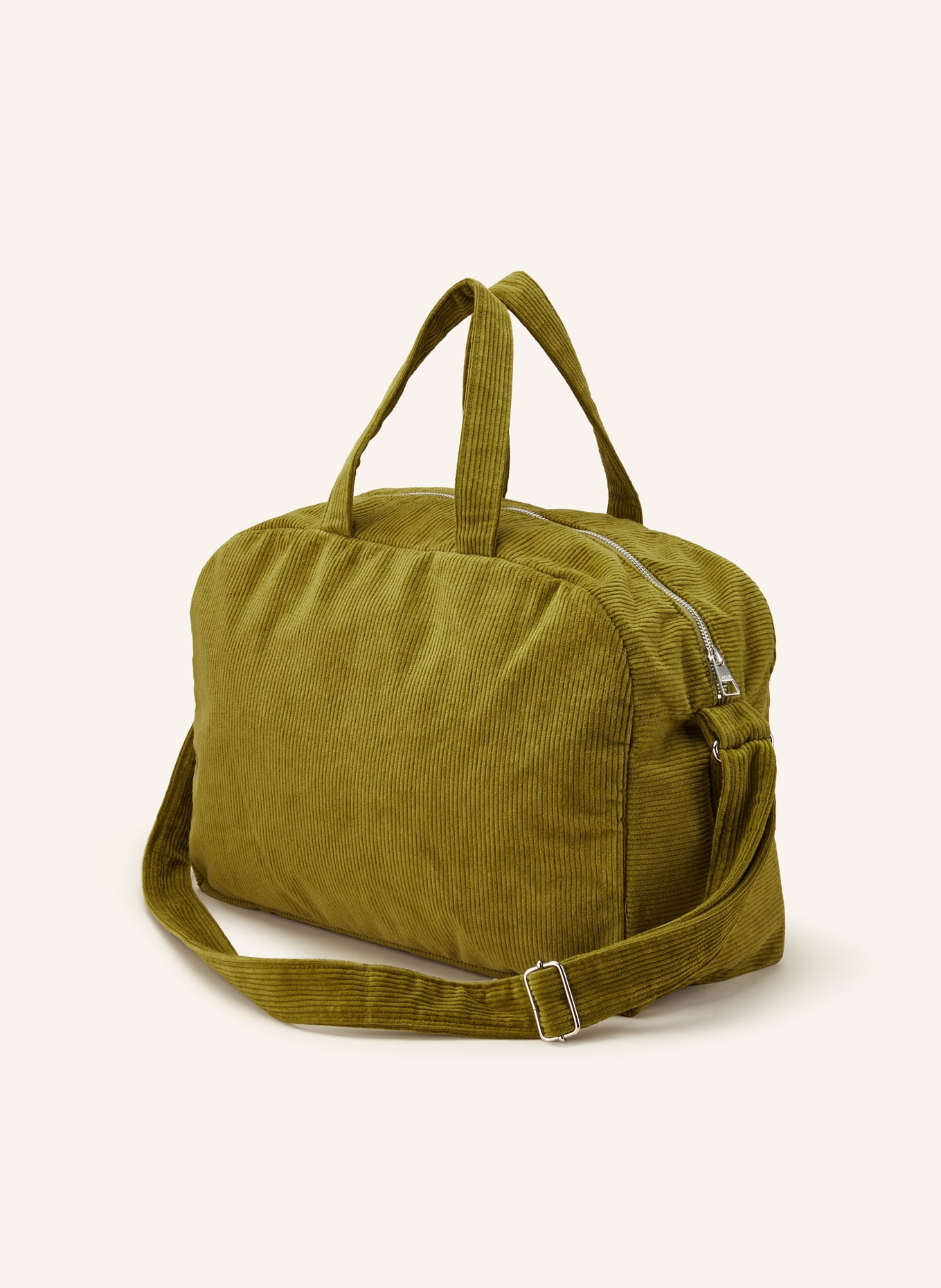 WOUF Weekend bag OLIVE made of corduroy, Color: OLIVE (Image 2)