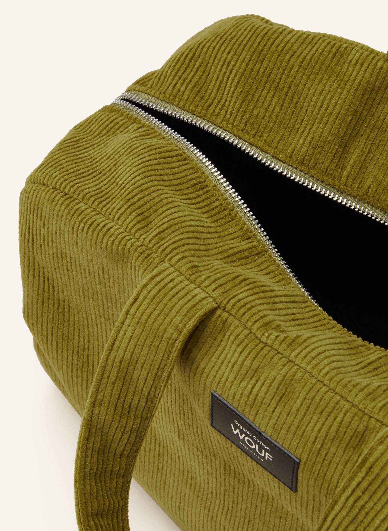 WOUF Weekend bag OLIVE made of corduroy, Color: OLIVE (Image 3)