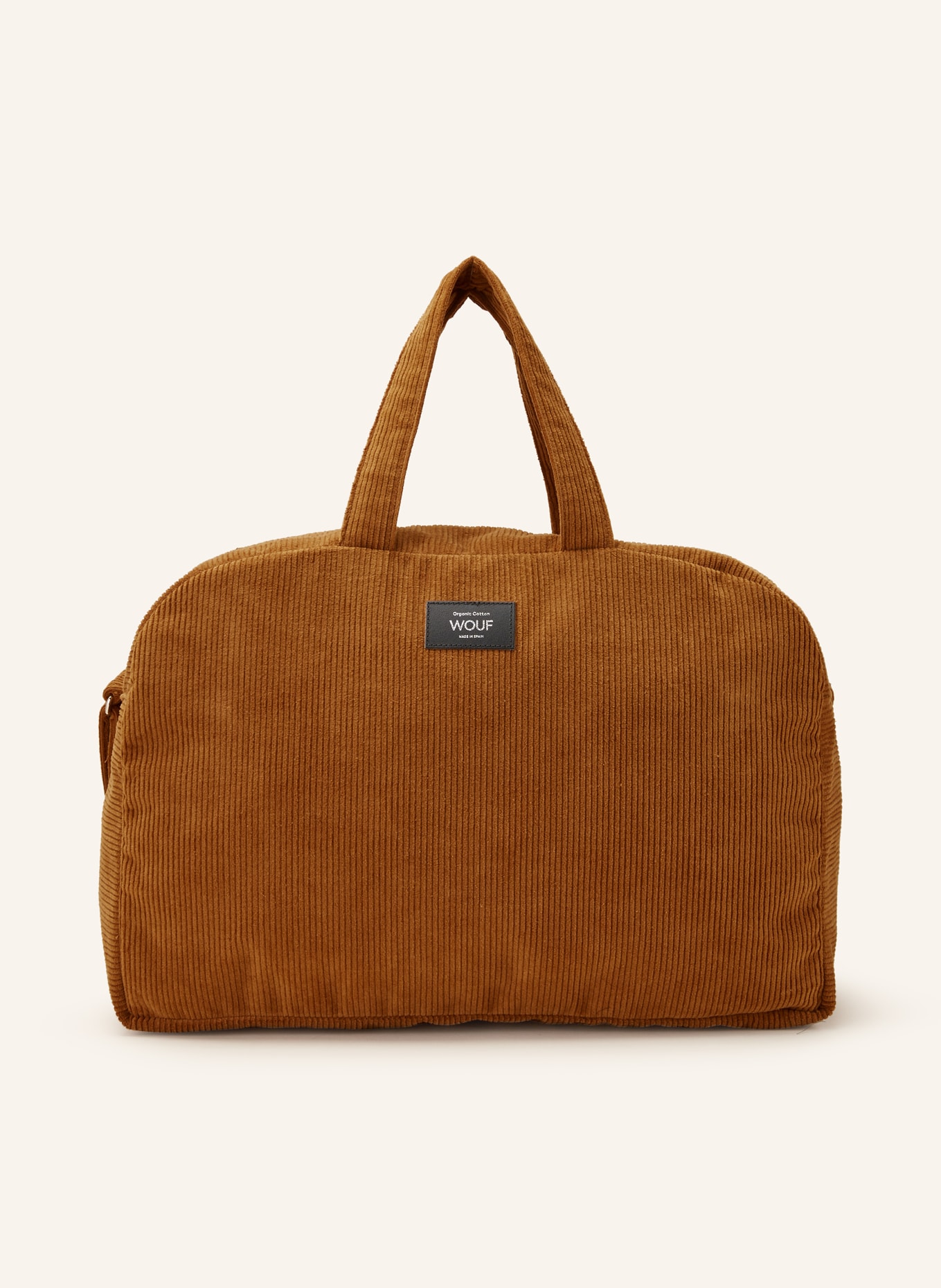 WOUF Weekend bags CARAMEL made of corduroy, Color: BROWN (Image 1)