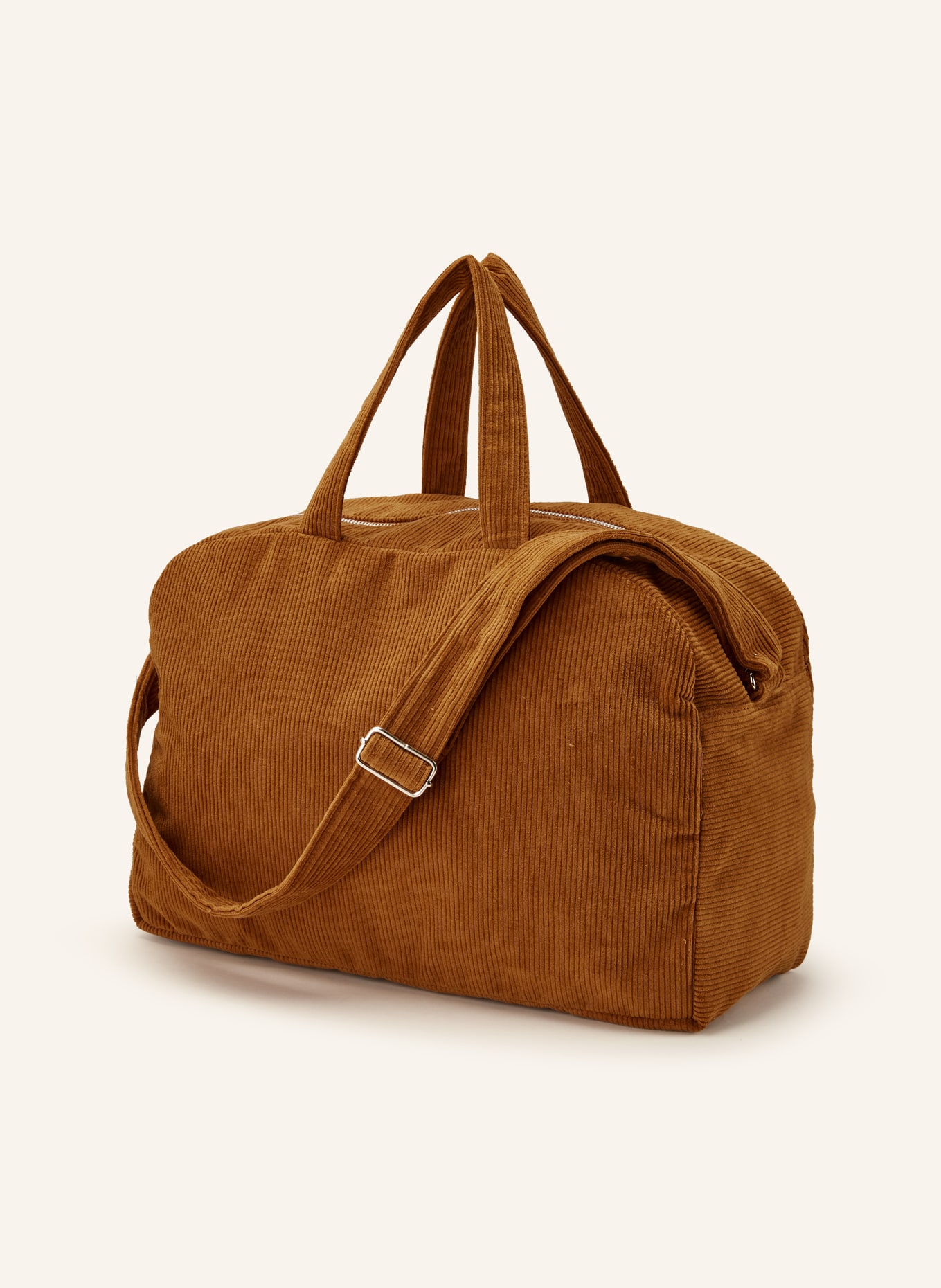 WOUF Weekend bags CARAMEL made of corduroy, Color: BROWN (Image 2)
