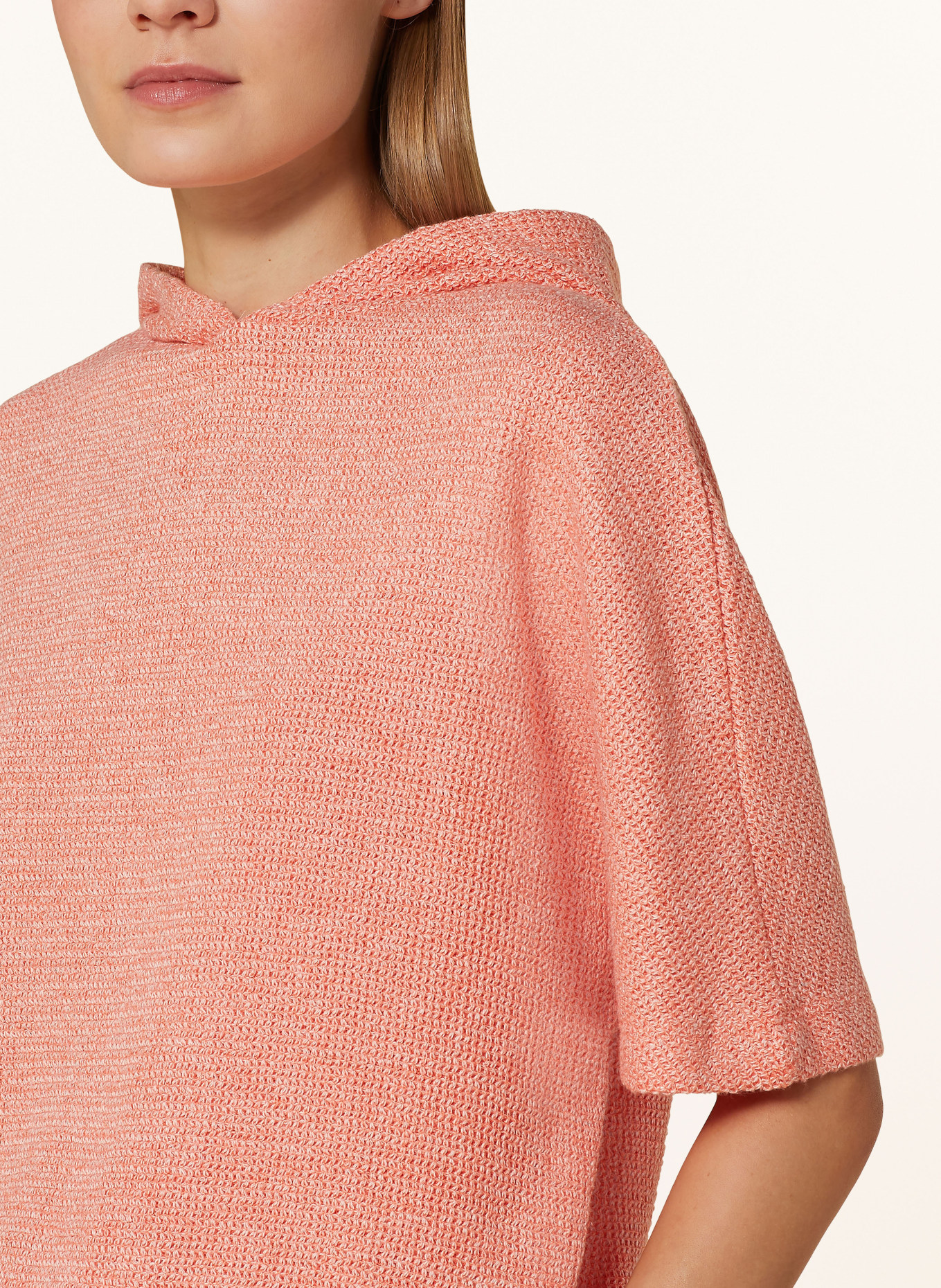 OPUS Knit hoodie GONNO, Color: ORANGE (Image 5)