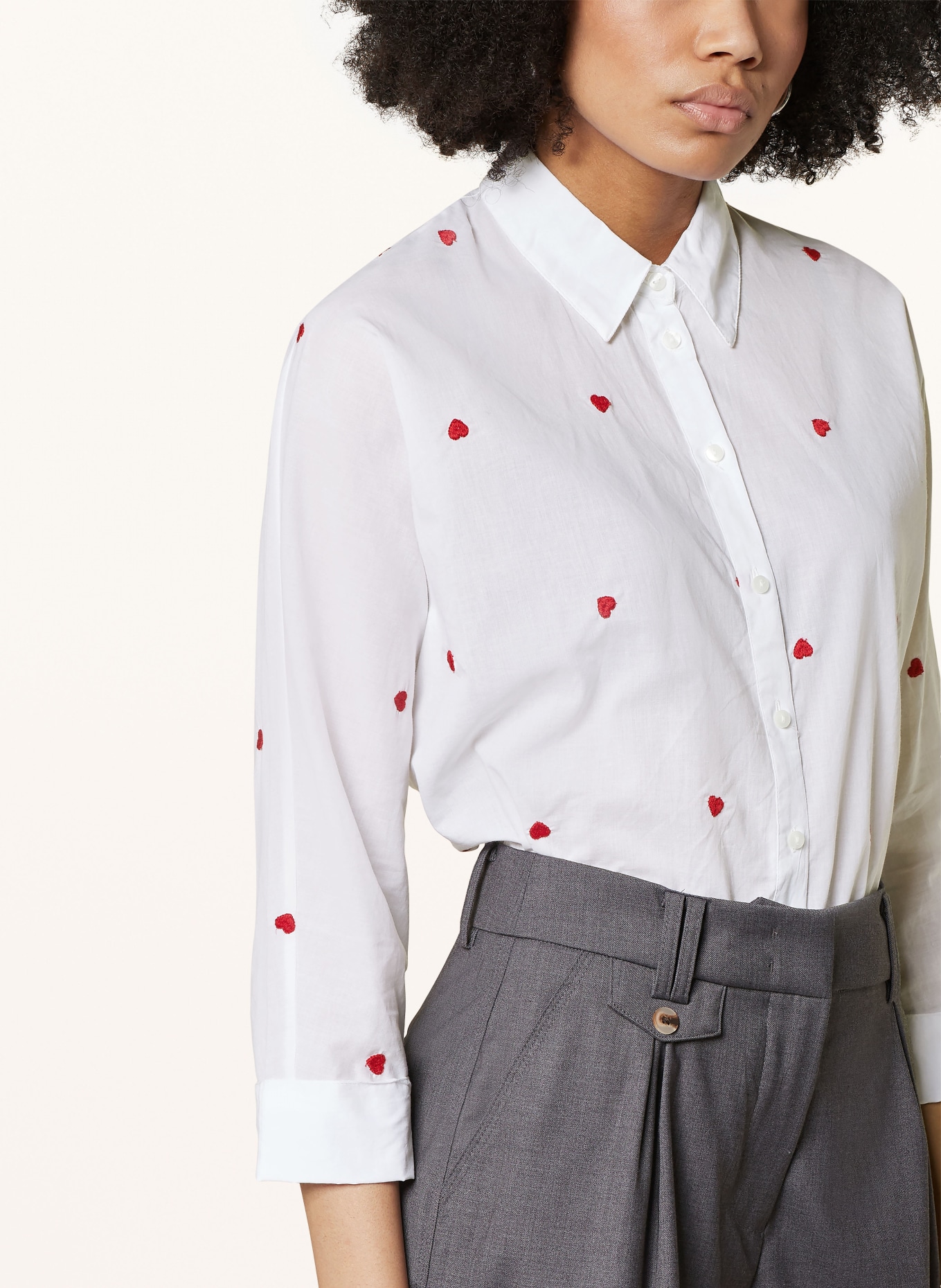 ONLY chemise: BLANC / ROUGE