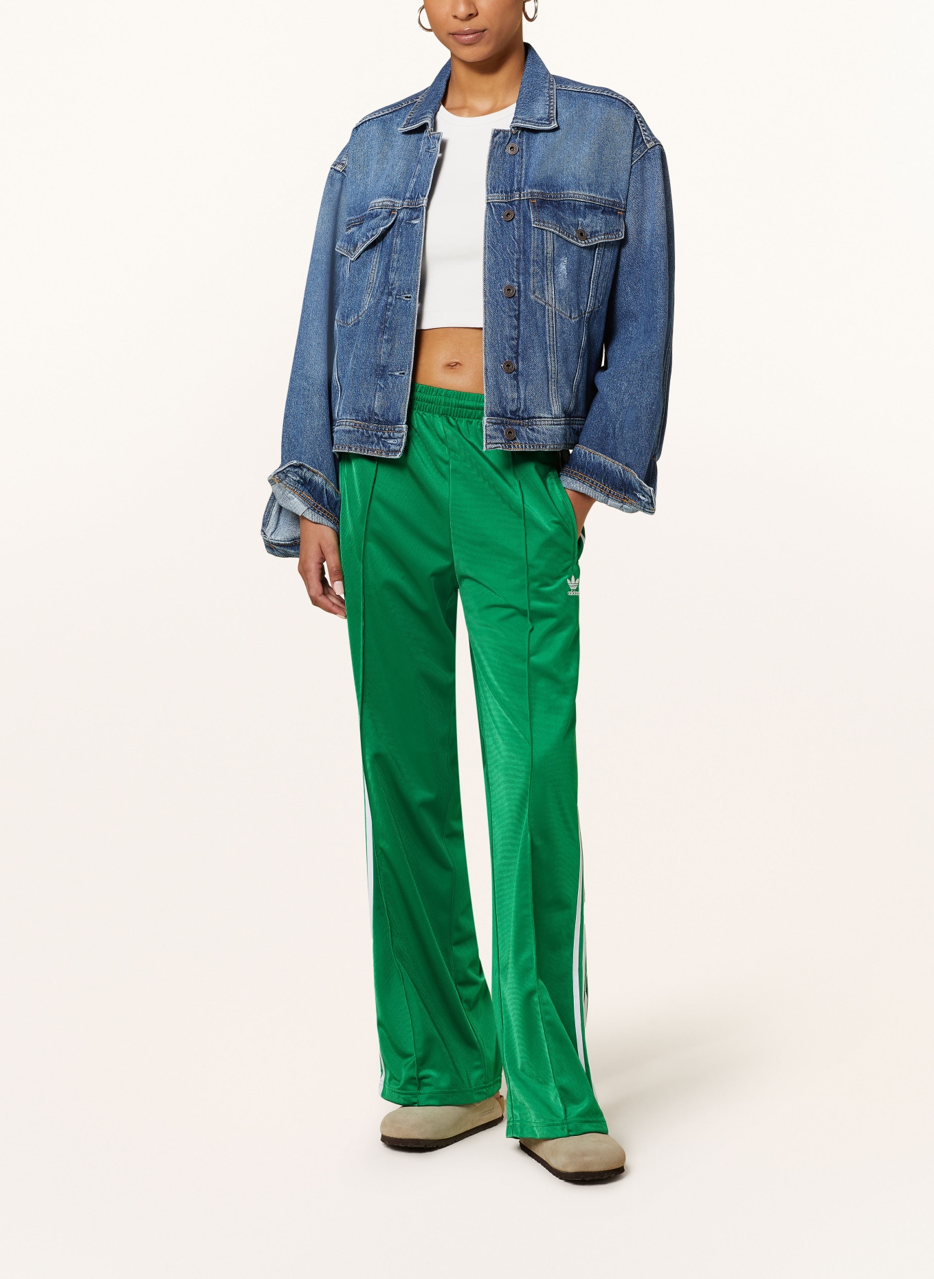adidas Originals Track pants FIREBIRD, Color: GREEN (Image 2)