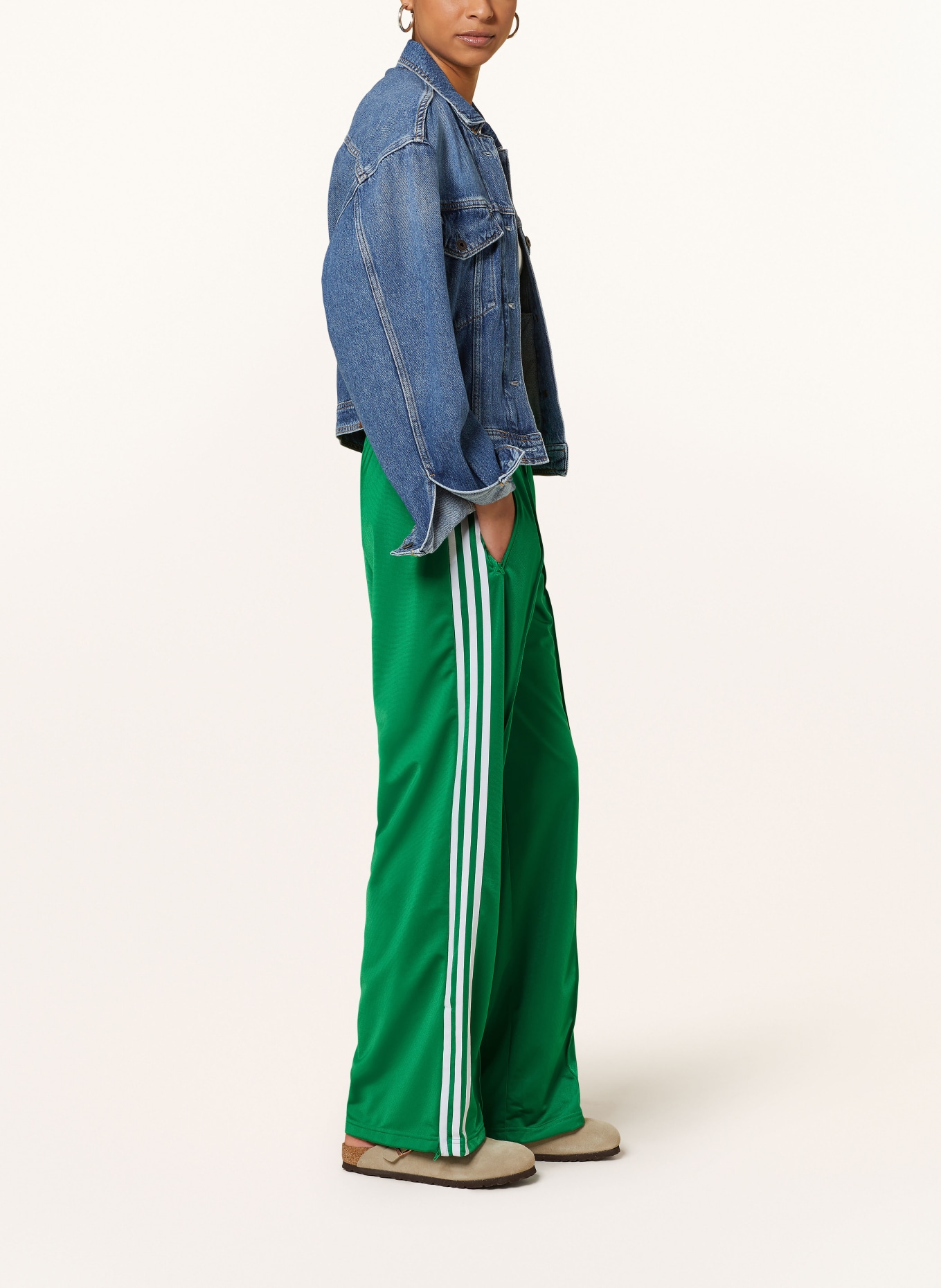 adidas Originals Track pants FIREBIRD, Color: GREEN (Image 3)