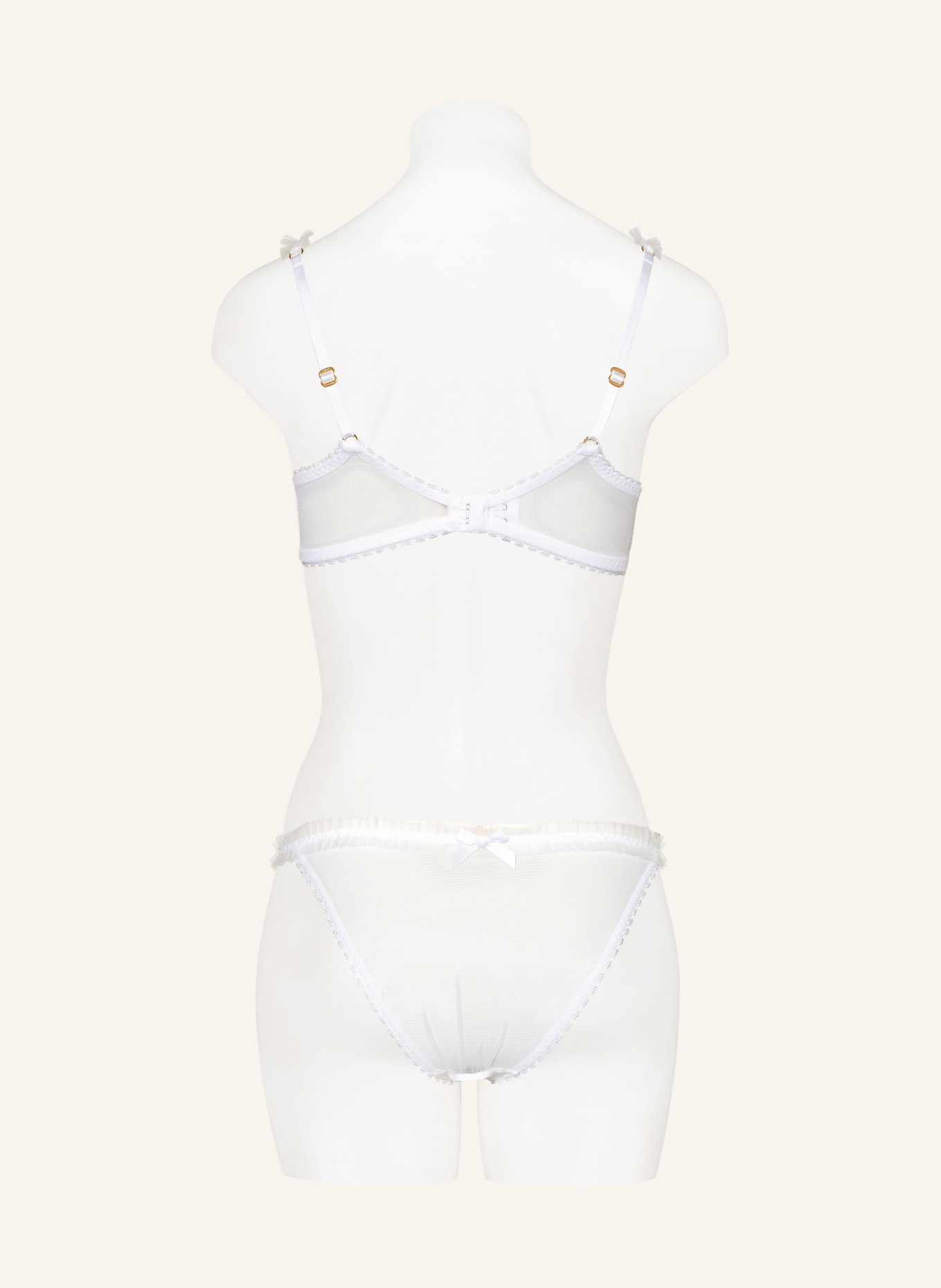 Agent Provocateur Bügel-BH MELLE mit Pailletten: WEISS
