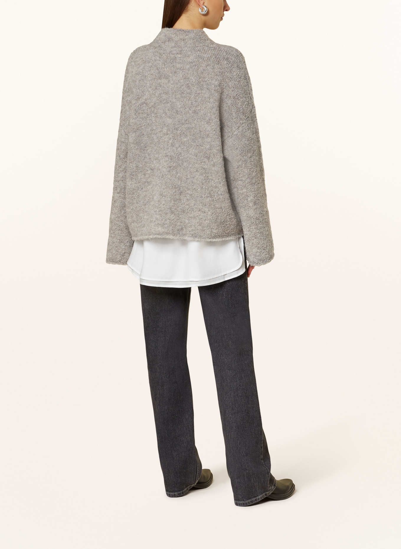 MSCH COPENHAGEN Overized-Pullover MSCHBATHILDA ERICA: GRAU