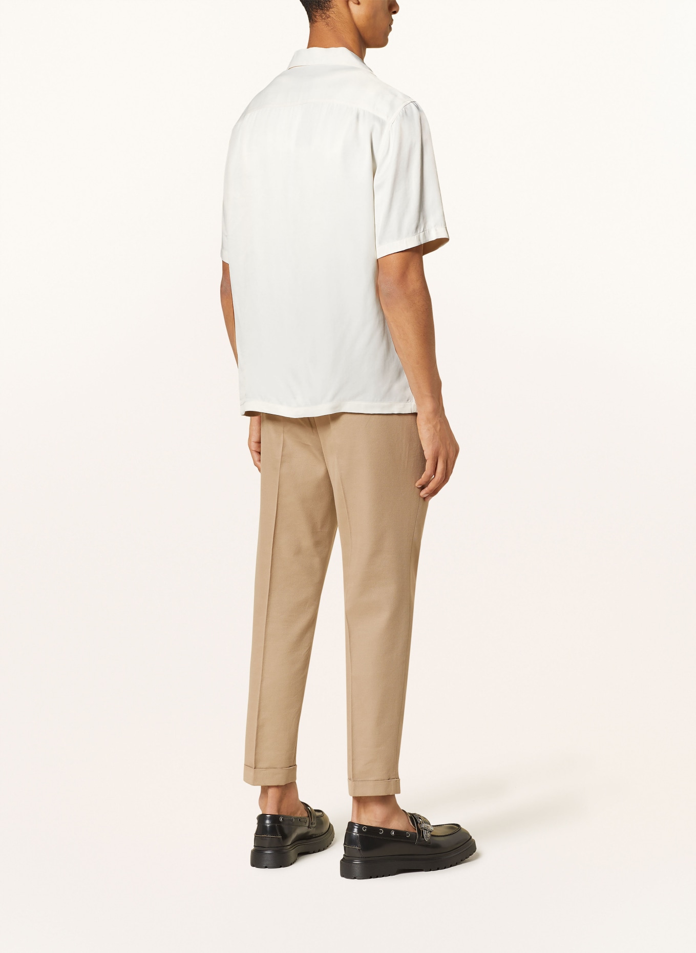 ALLSAINTS Resort shirt AQUILA relaxed fit with embroidery, Color: ECRU (Image 3)