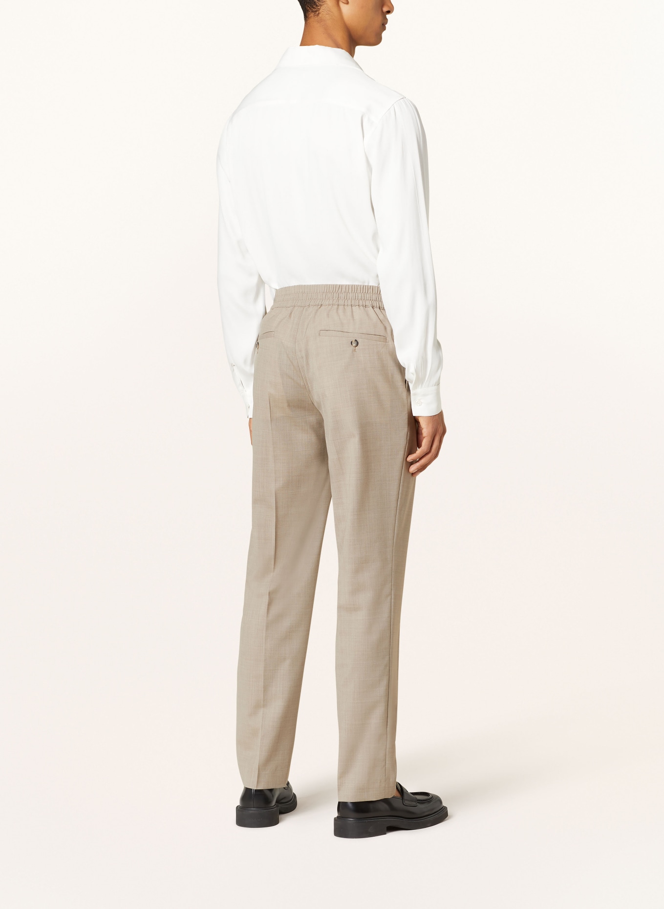 SANDRO Spodnie w stylu dresowym regular fit, Kolor: SZAROBRĄZOWY (Obrazek 3)