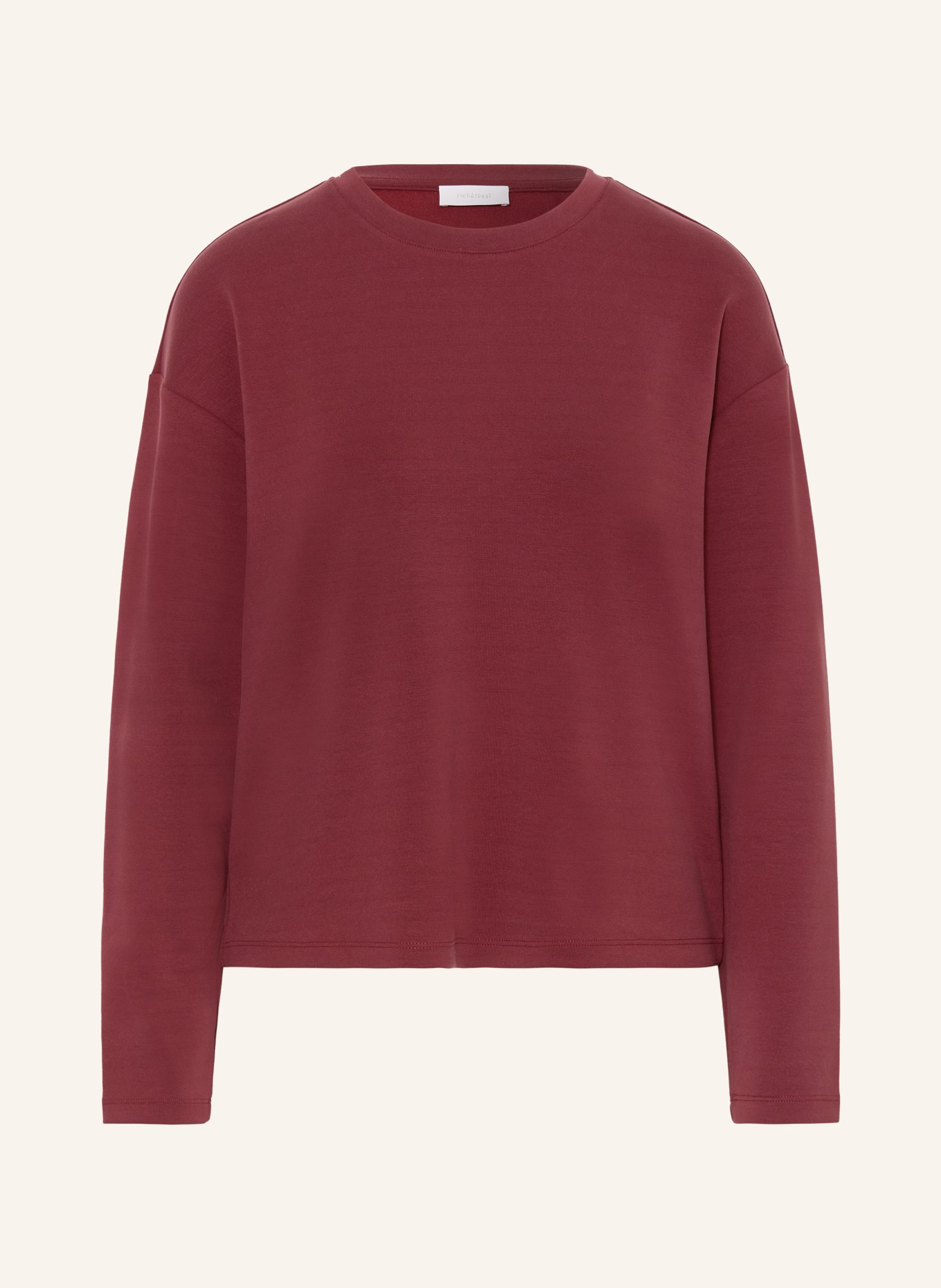 rich&royal Long sleeve shirt, Color: DARK RED (Image 1)