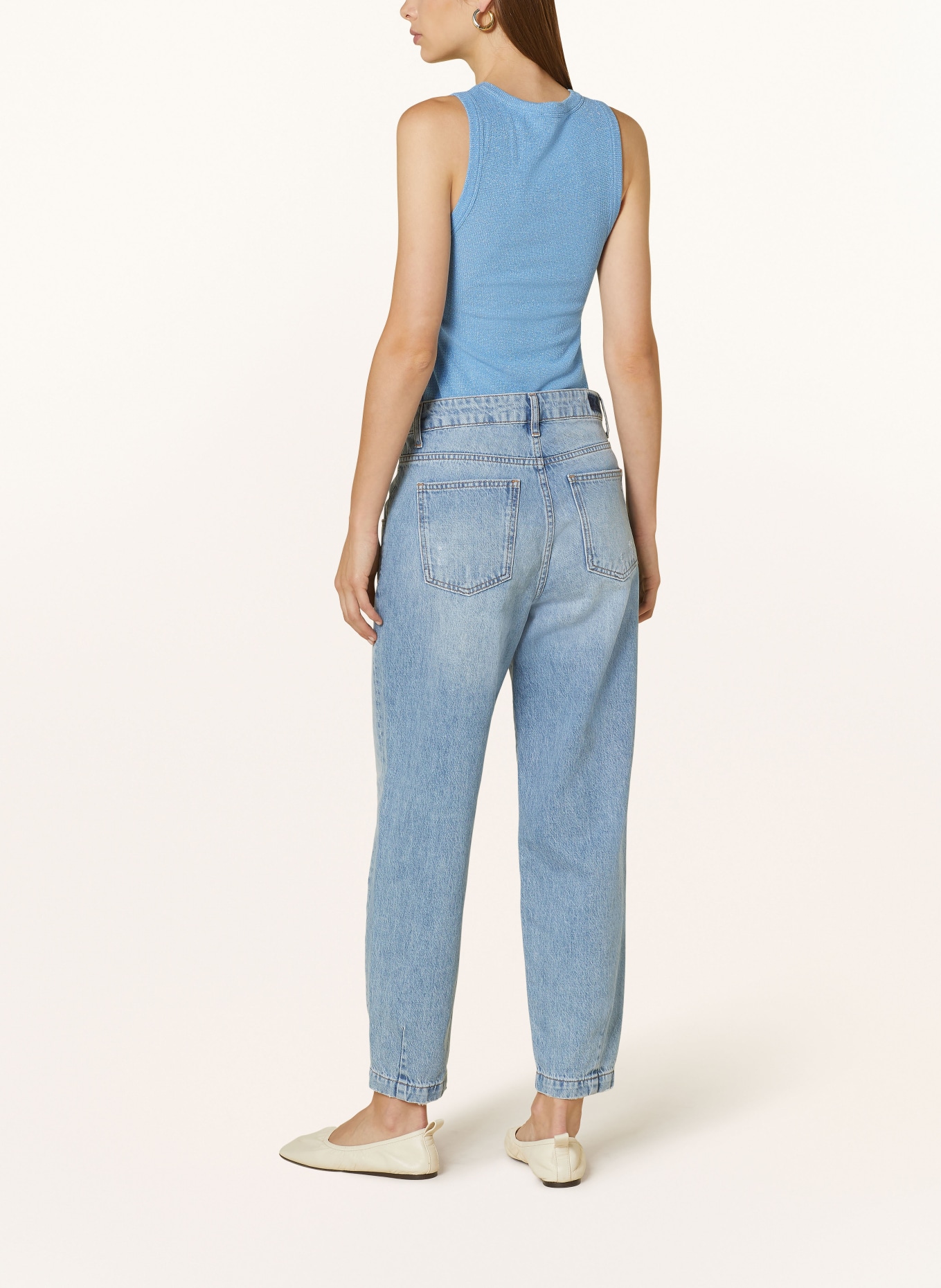 rich&royal Knit top with glitter thread, Color: LIGHT BLUE (Image 3)