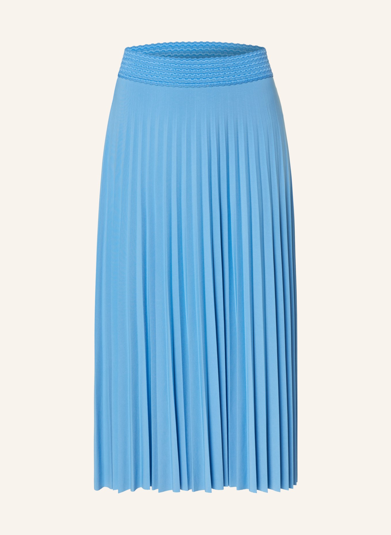rich royal Pleated skirt