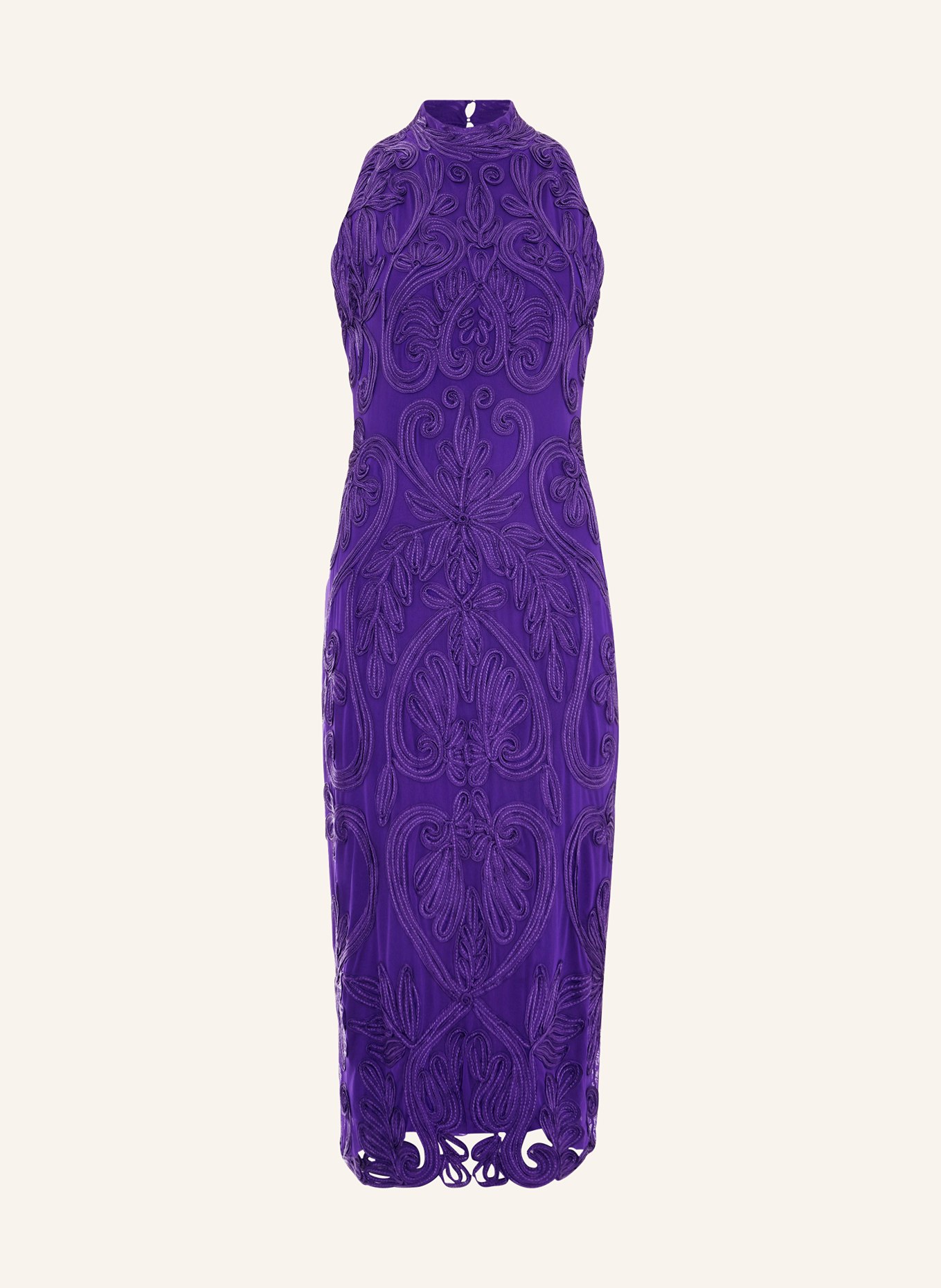 Phase Eight Mesh dress ANDREA in purple