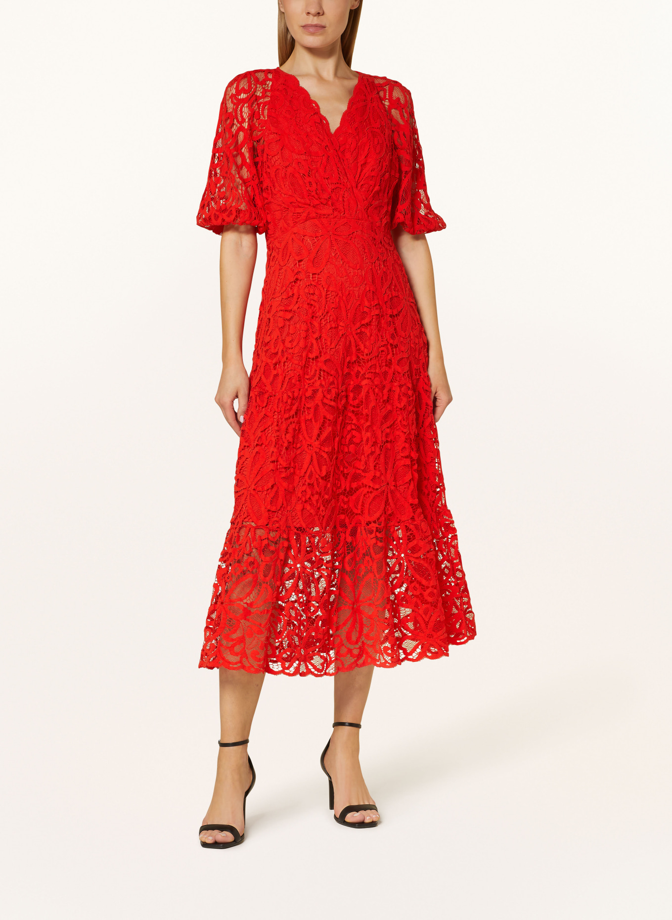 Phase Eight Lace dress SENNA, Color: RED (Image 2)