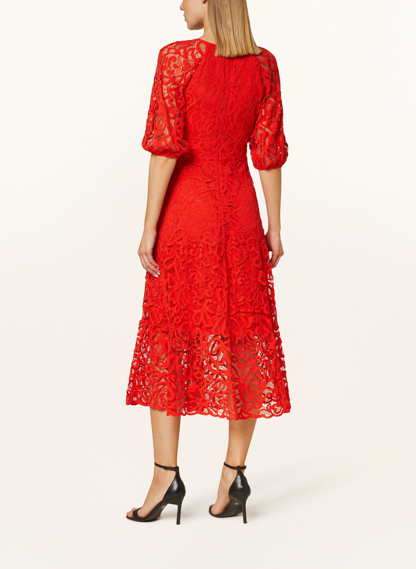 Phase Eight Lace dress SENNA, Color: RED (Image 3)