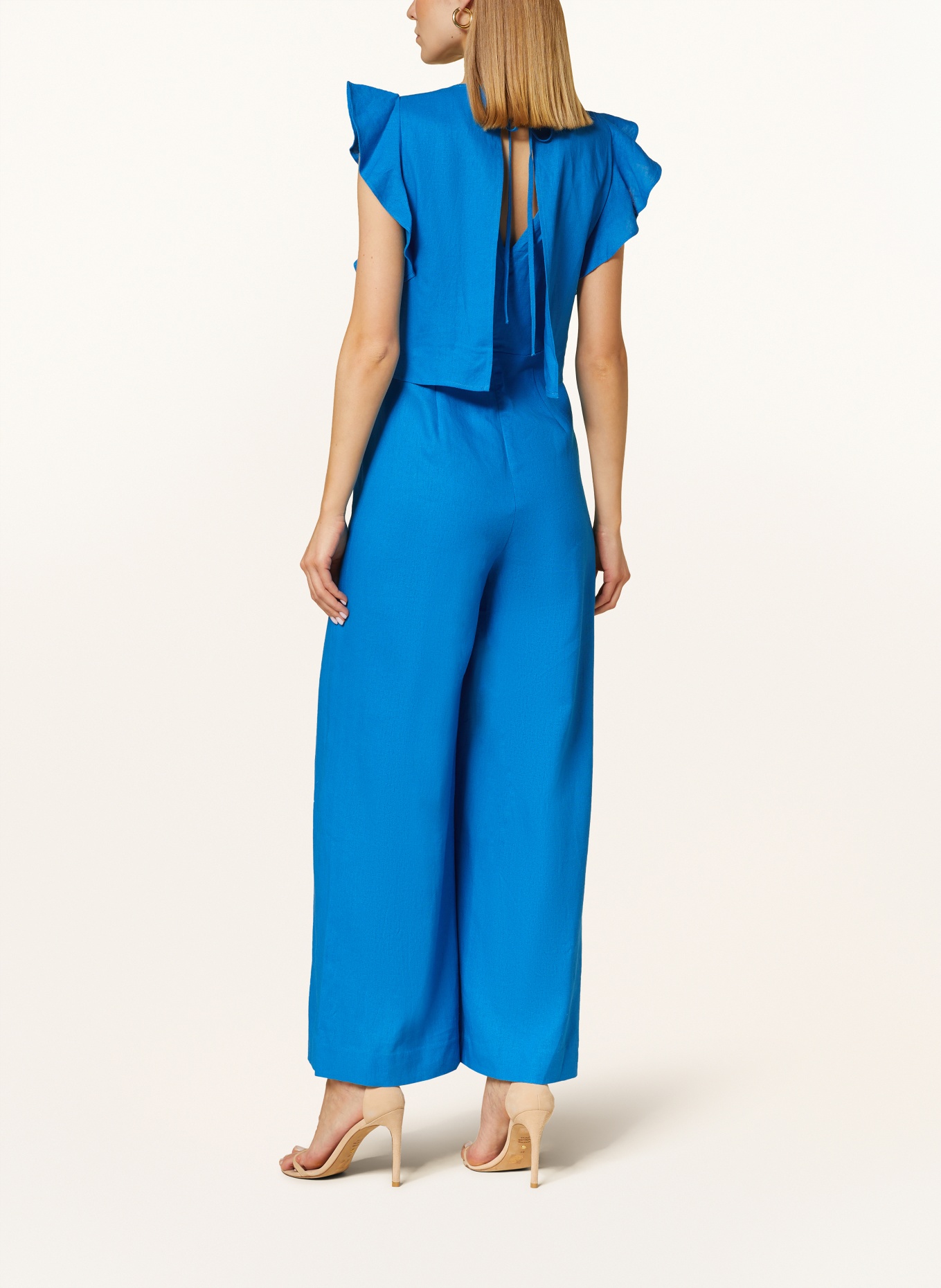 Phase Eight Jumpsuit AUBREY with linen, Color: BLUE (Image 3)
