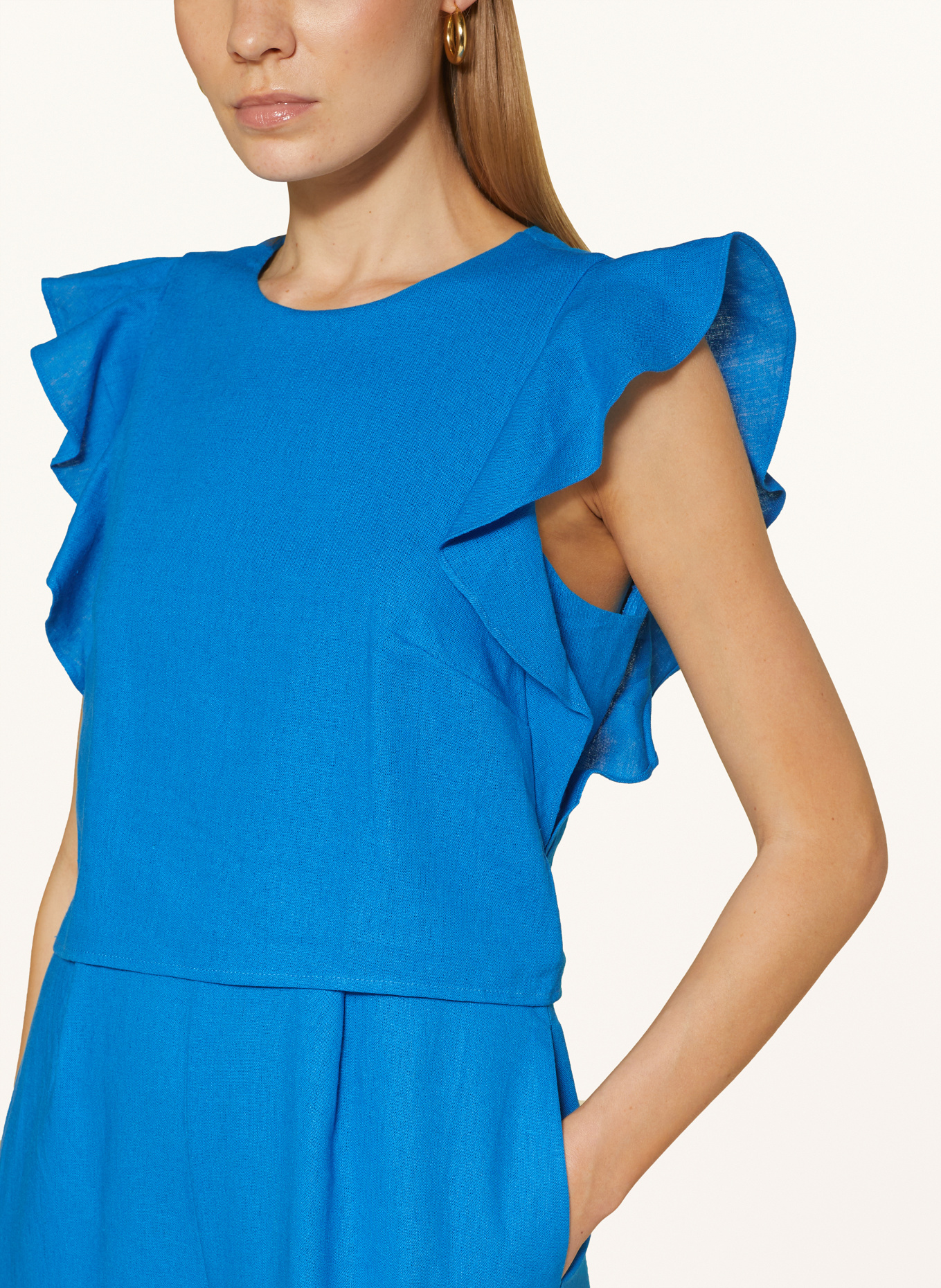 Phase Eight Jumpsuit AUBREY with linen, Color: BLUE (Image 4)