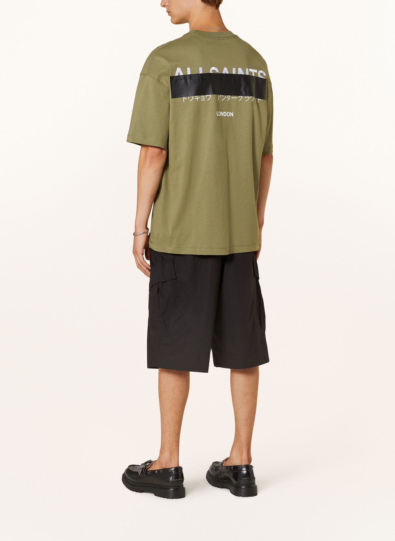 ALLSAINTS T-shirt REDACT, Color: OLIVE (Image 2)