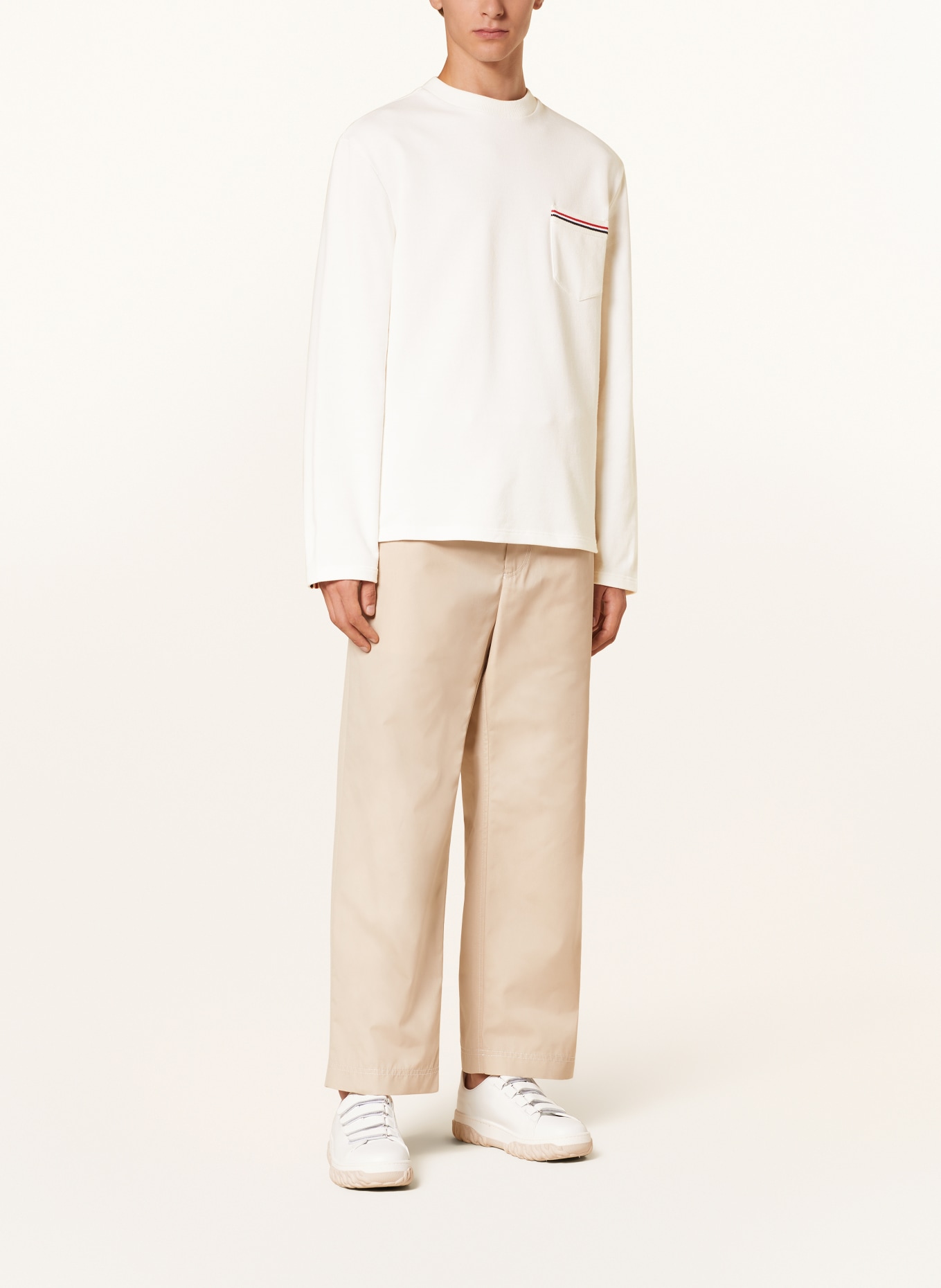 THOM BROWNE. Sweatshirt, Color: 113 NATURAL WHITE (Image 2)