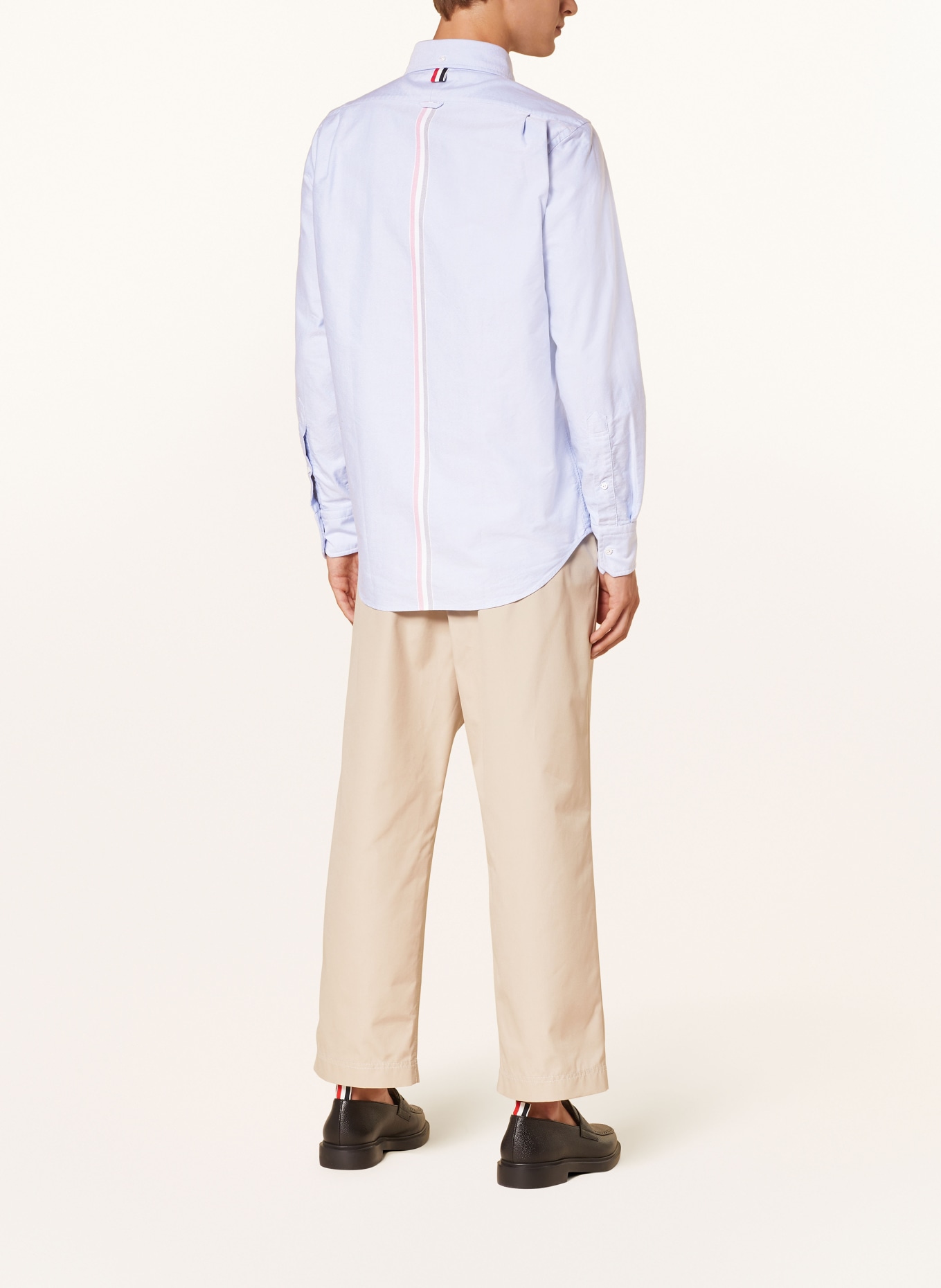 THOM BROWNE. Koszula oxford straight fit: JASNONIEBIESKI