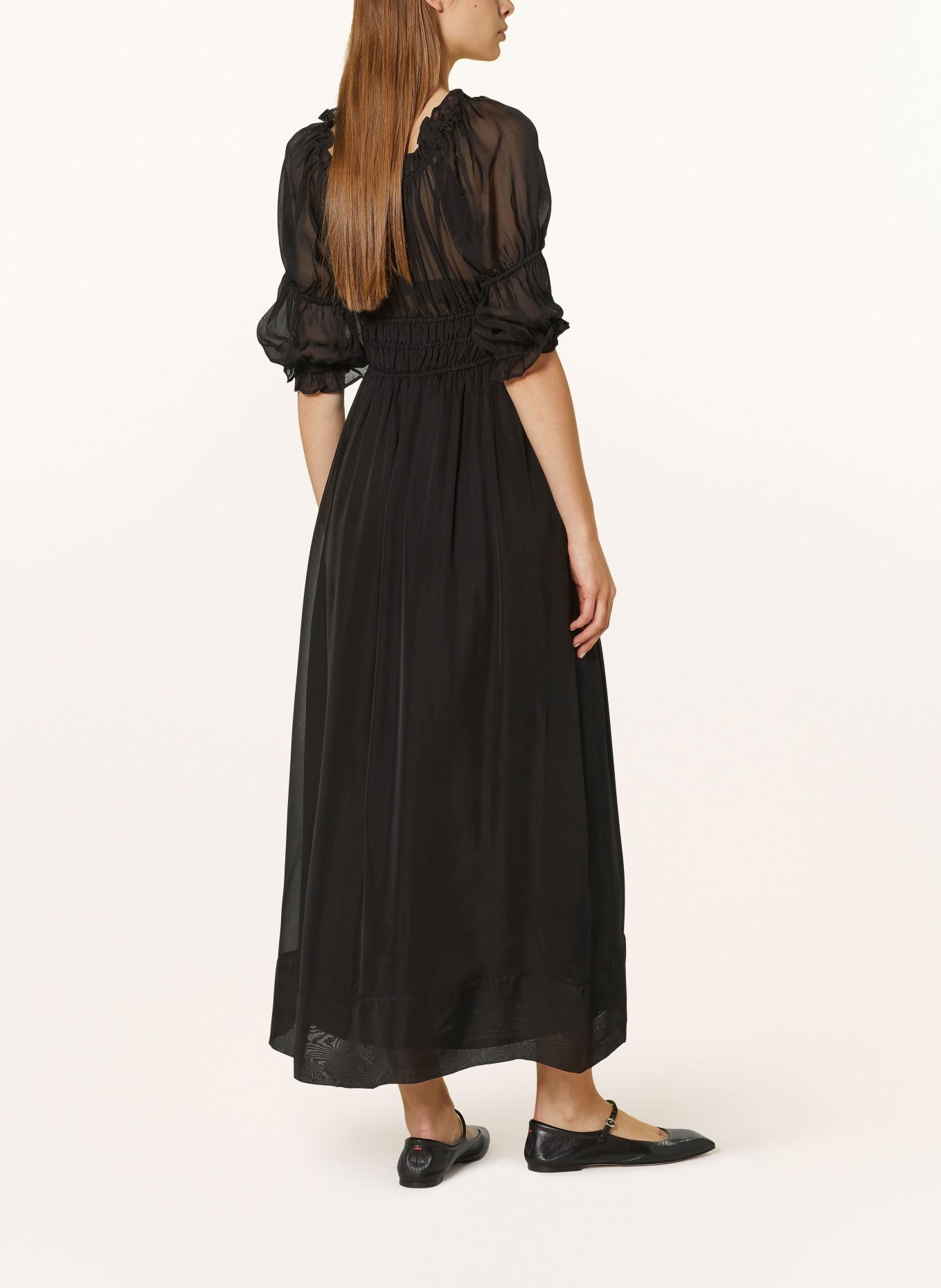 CLAUDIE PIERLOT Kleid mit 3/4-Arm, Farbe: SCHWARZ (Bild 3)