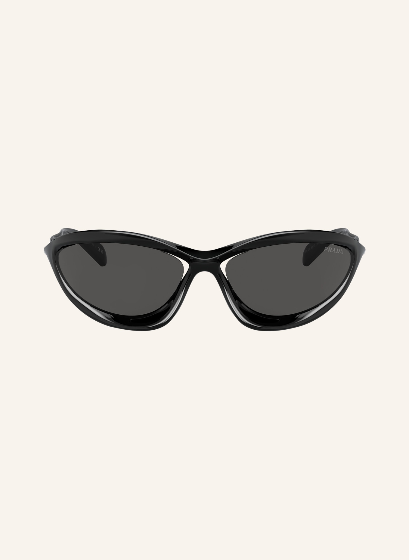 PRADA Sonnenbrille PRA23S: 1AB5S0 - SCHWARZ/ DUNKELGRAU