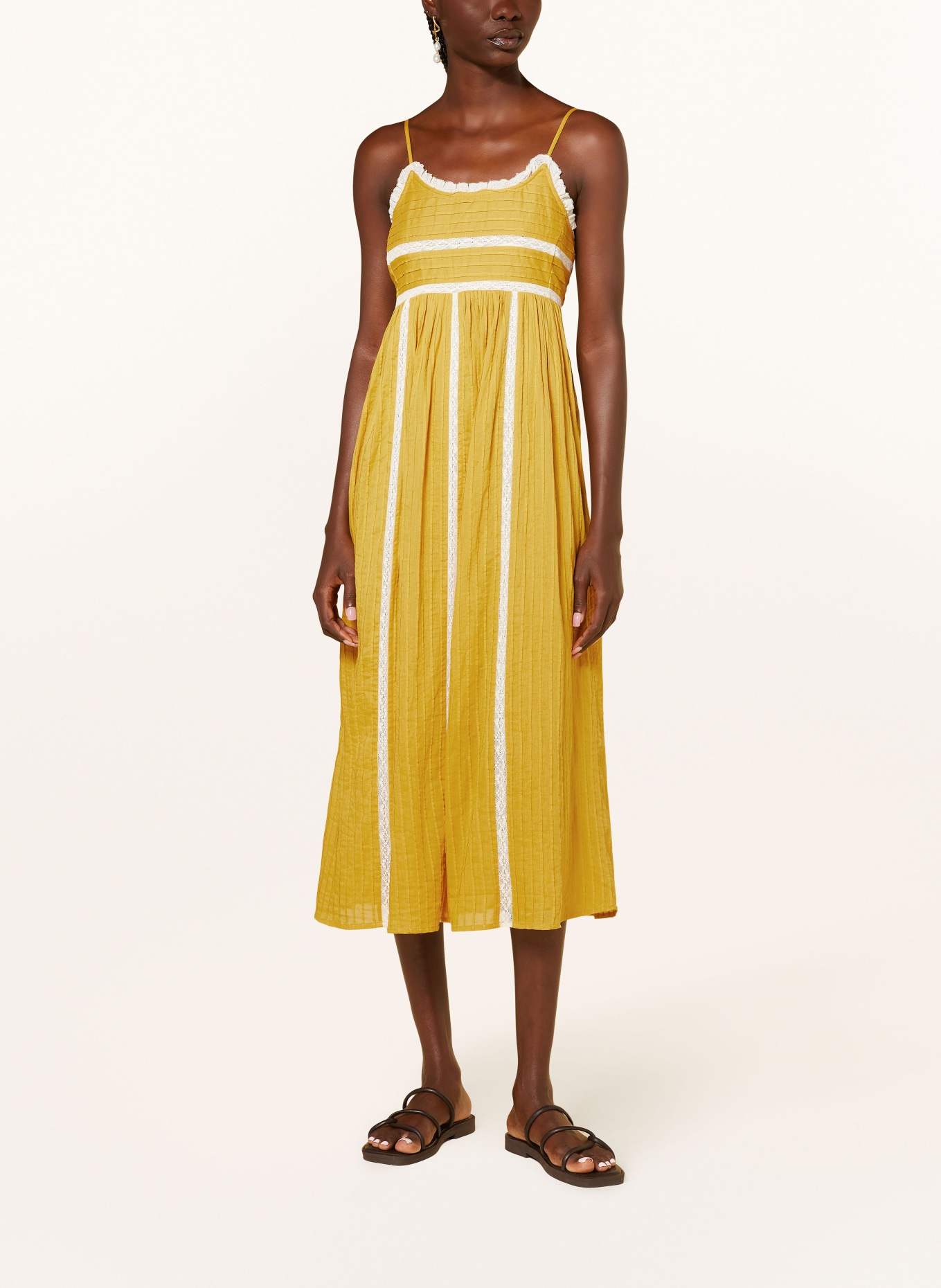 ba&sh Kleid PENSEE, Farbe: DUNKELGELB (Bild 2)