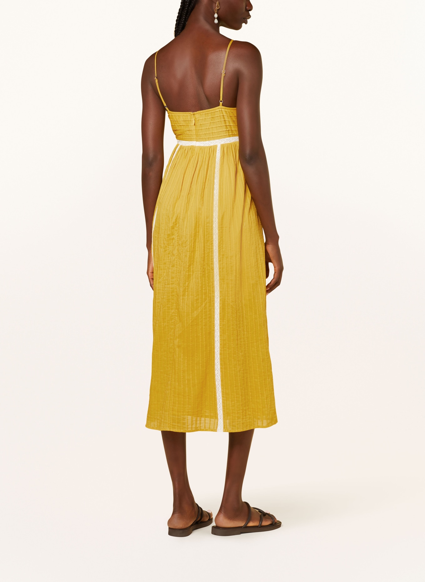 ba&sh Kleid PENSEE, Farbe: DUNKELGELB (Bild 3)