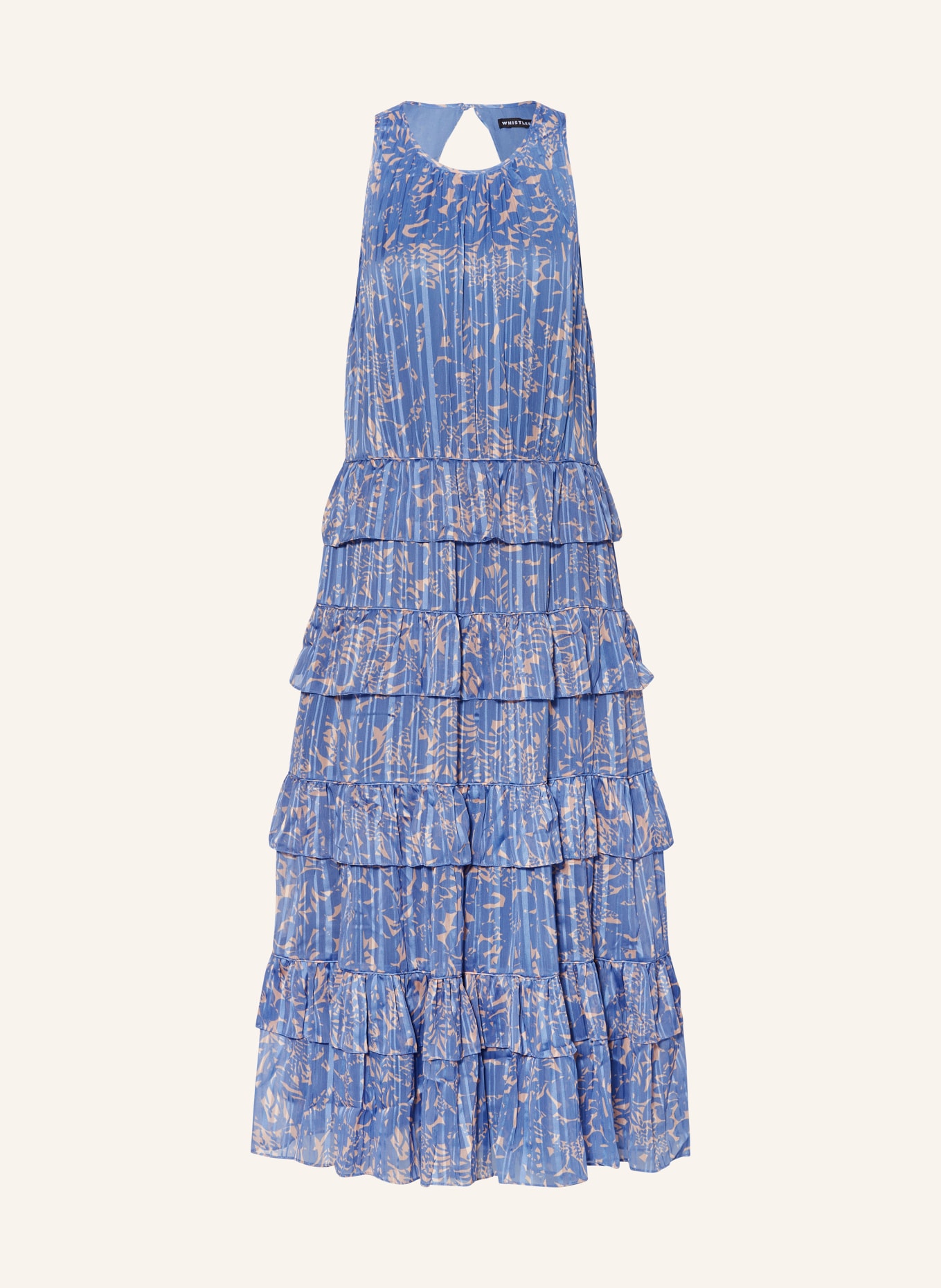 Whistles blue maxi dress top