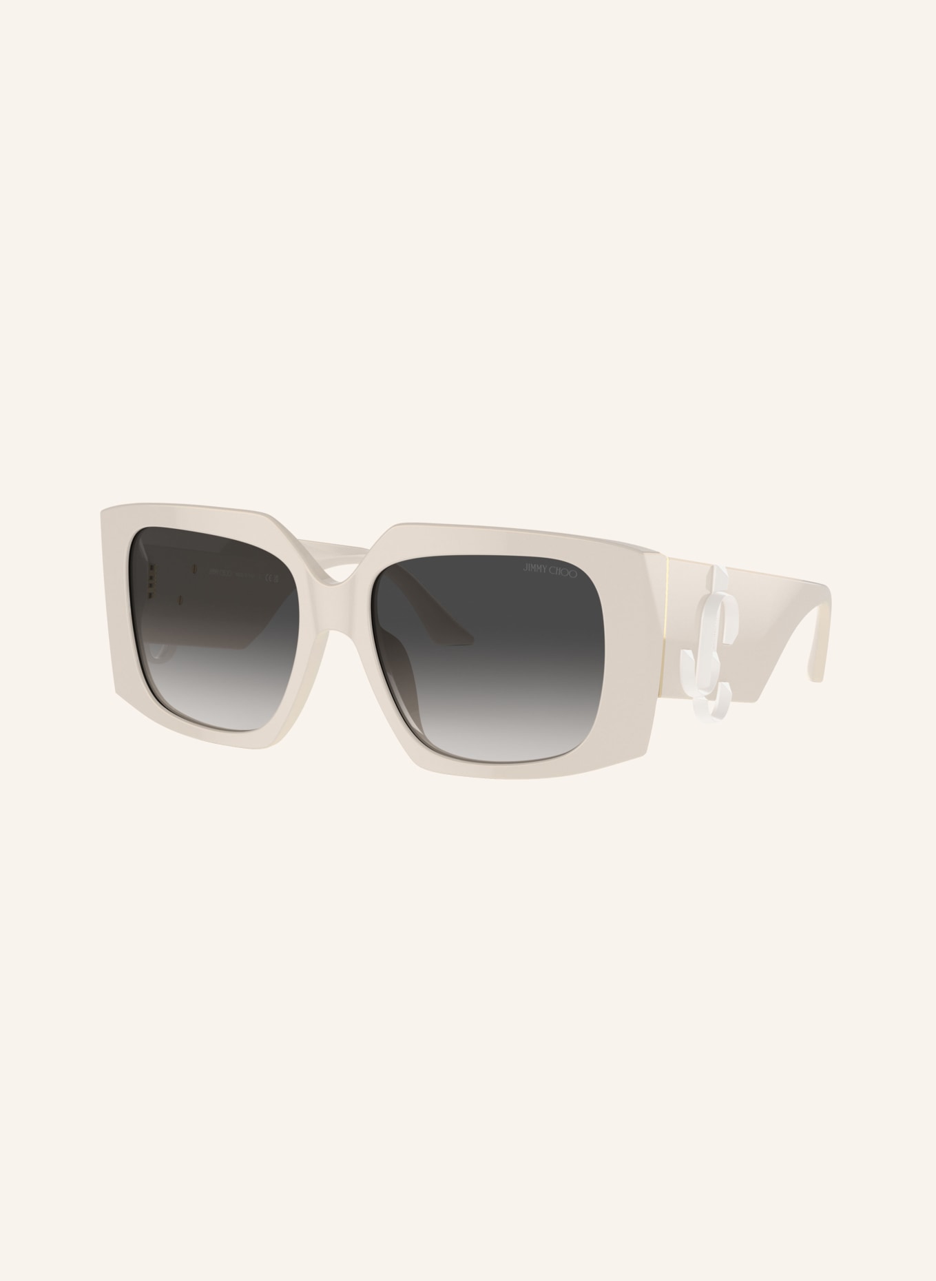 JIMMY CHOO Sunglasses JC5006U, Color: 50088G - WHITE/ DARK GRAY GRADIENT (Image 1)