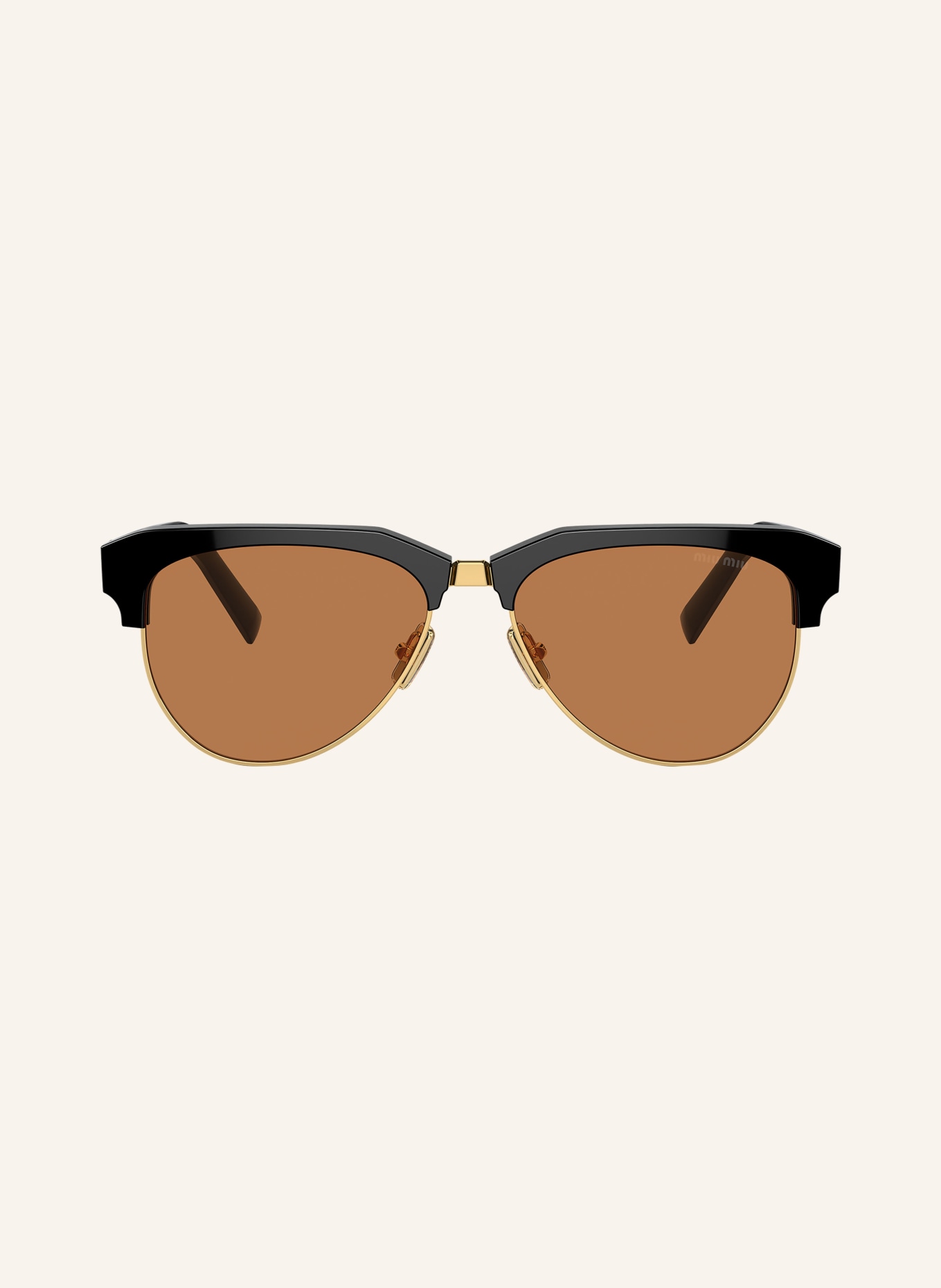 MIU MIU Sunglasses MU 09ZS, Color: 1AB2Z1 - BLACK/ BROWN (Image 2)