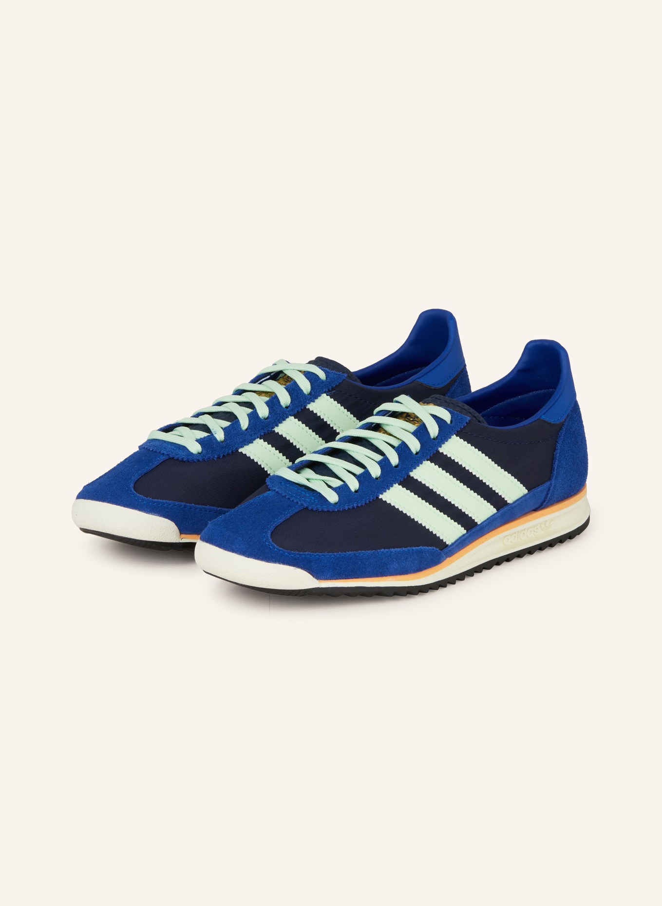 adidas Originals Sneaker SL 72, Farbe: BLAU/ DUNKELBLAU/ HELLGRÜN (Bild 1)