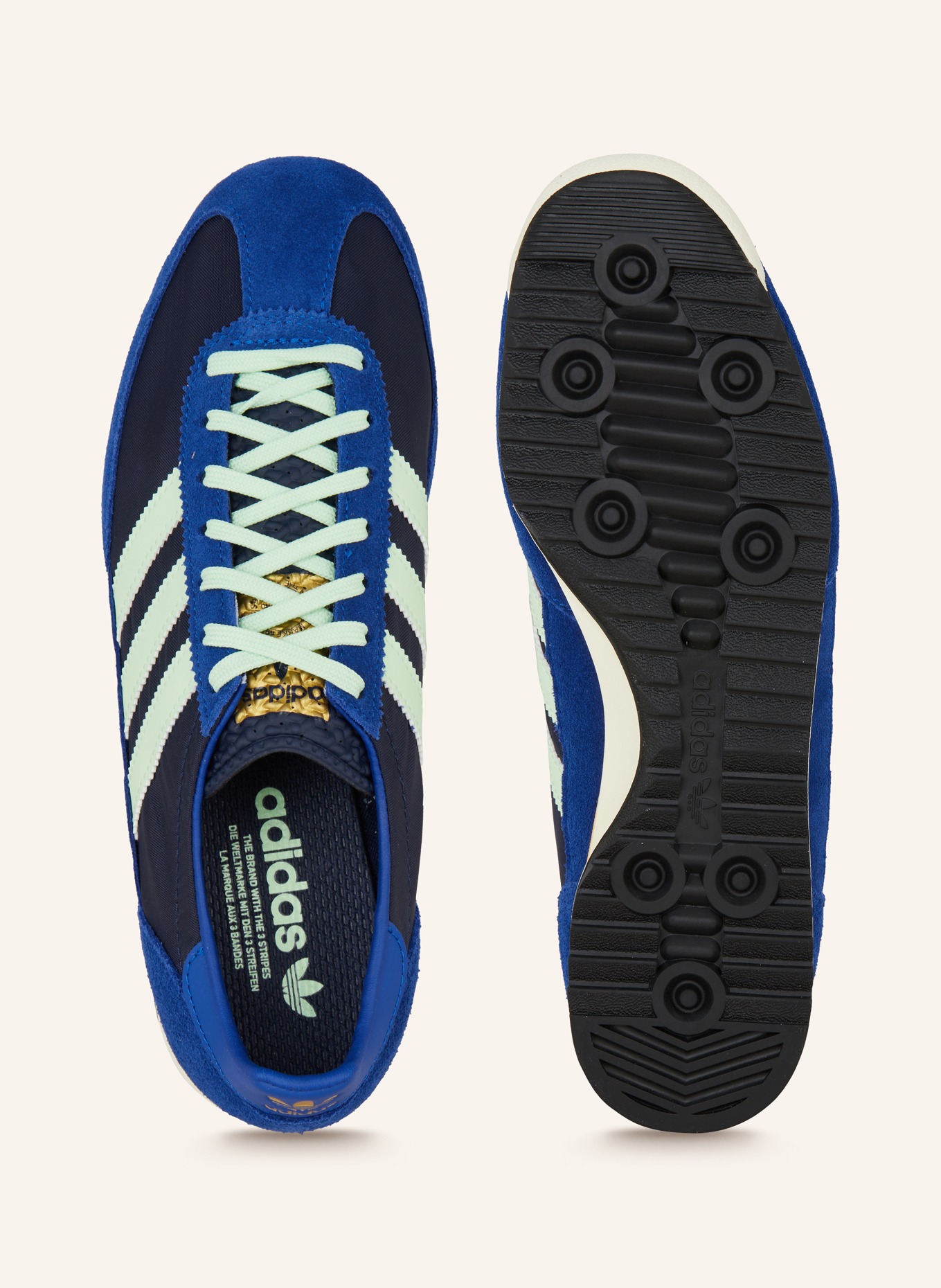 adidas Originals Sneakersy SL 72, Kolor: NIEBIESKI/ GRANATOWY/ JASNOZIELONY (Obrazek 5)
