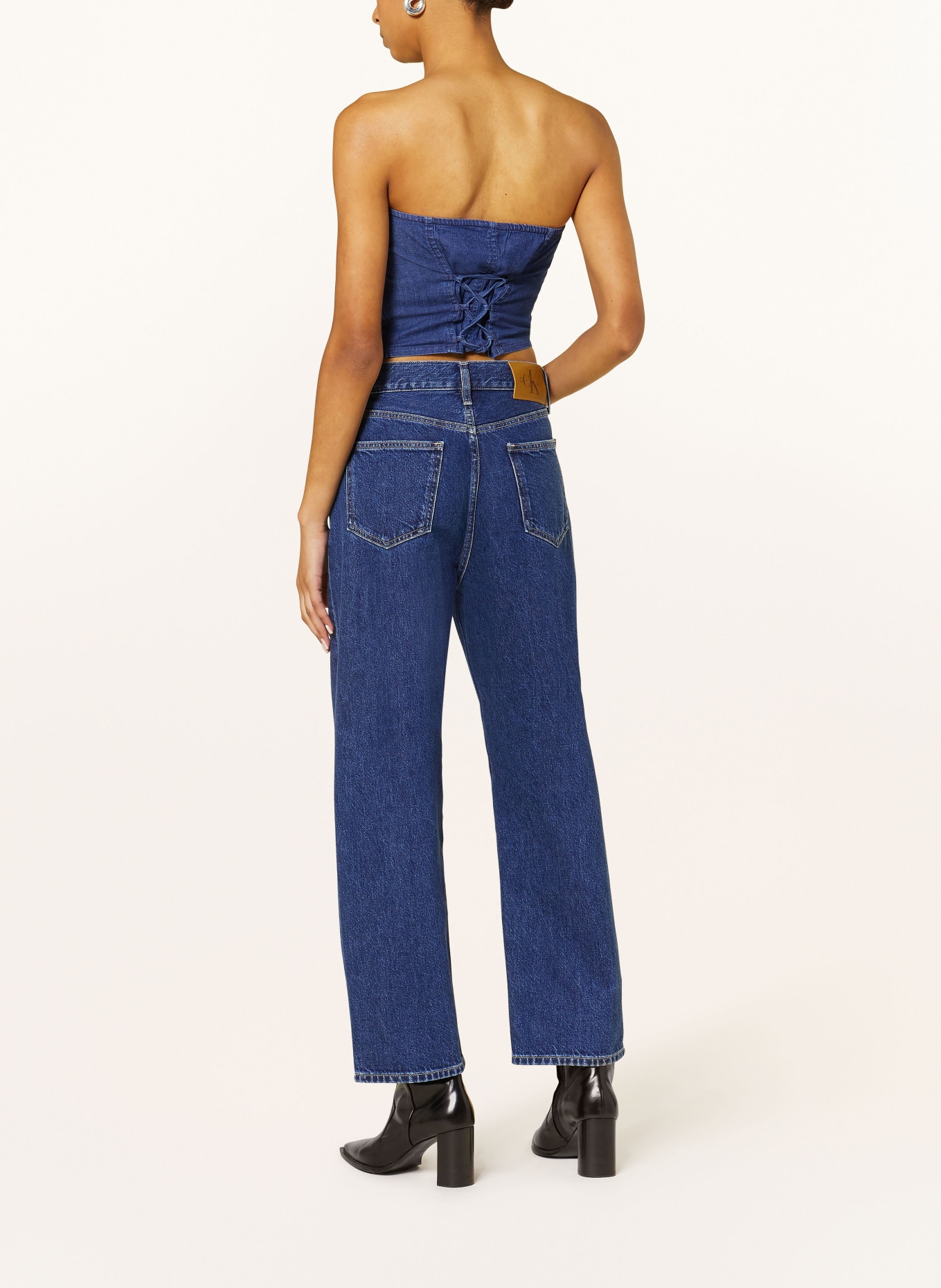 Calvin Klein Jeans Barrel Jeans: 1BJ DENIM DARK