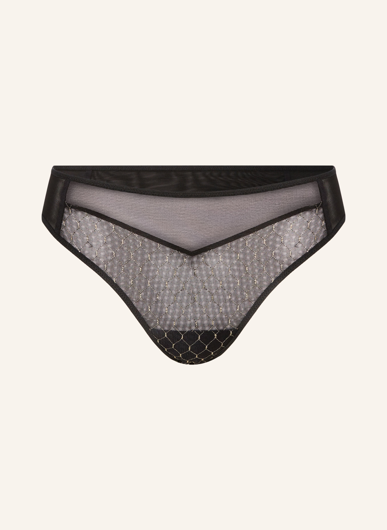MARIE JO Brief COLIMA with glitter thread: BLACK / GOLD