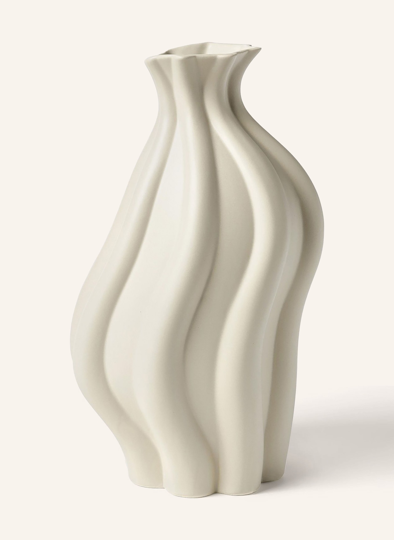 Westwing Collection Vase BLOM, Farbe: BEIGE (Bild 1)