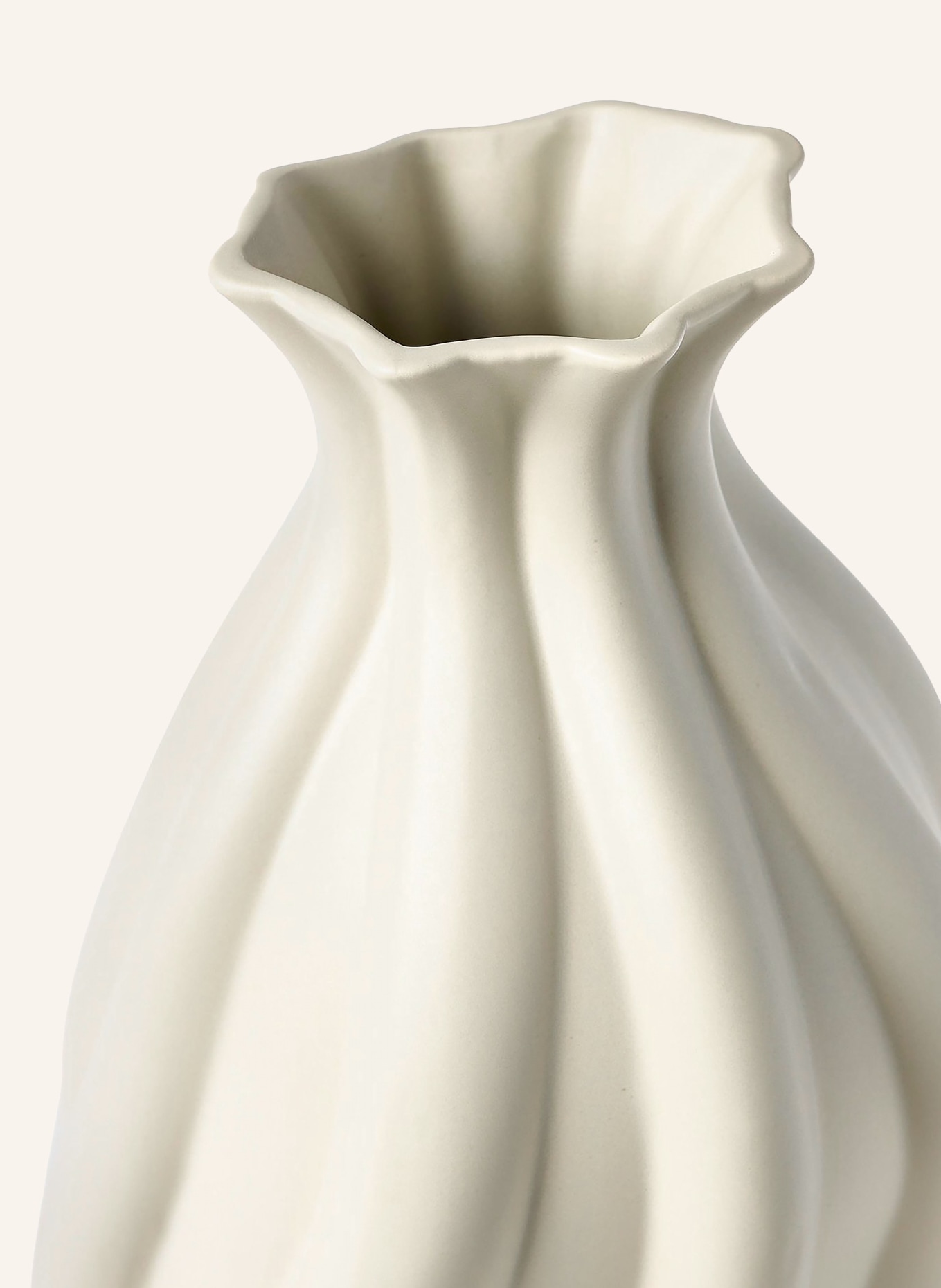 Westwing Collection Vase BLOM, Farbe: BEIGE (Bild 2)